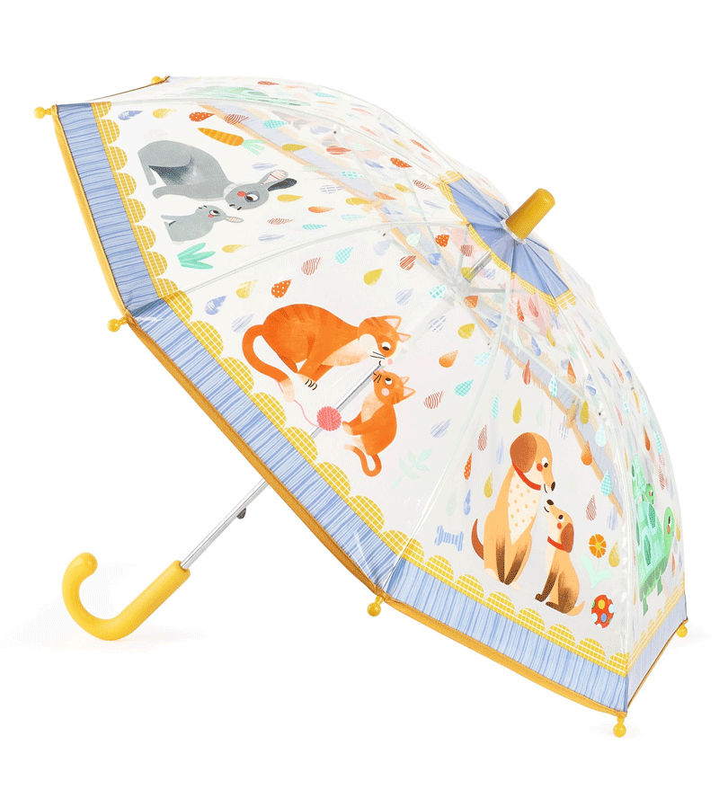 Stylish Mummy & Baby Umbrella Set by Djeco - Waterproof Double Umbrella for Mothers and Toddlers - Perfect for Rainy Day Walks, School Runs, and Outdoor Family Activities