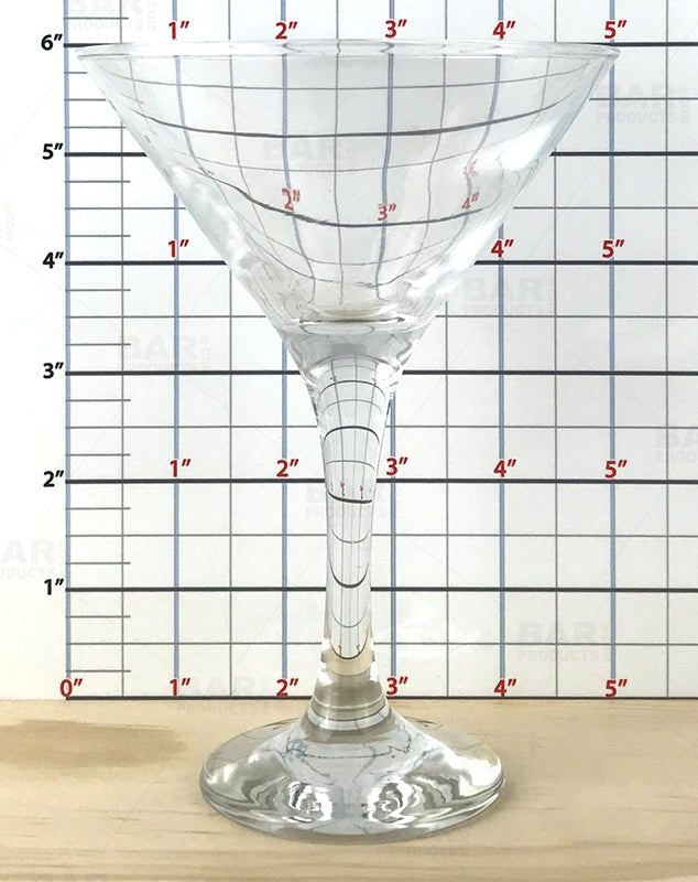 BarConic® 6 oz Martini & Cocktail Glasses Set - Elegant Stemware for Classic Cocktails, Wine Tasting & Home Bar Decor - Perfect for Parties, Weddings & Romantic Dinners