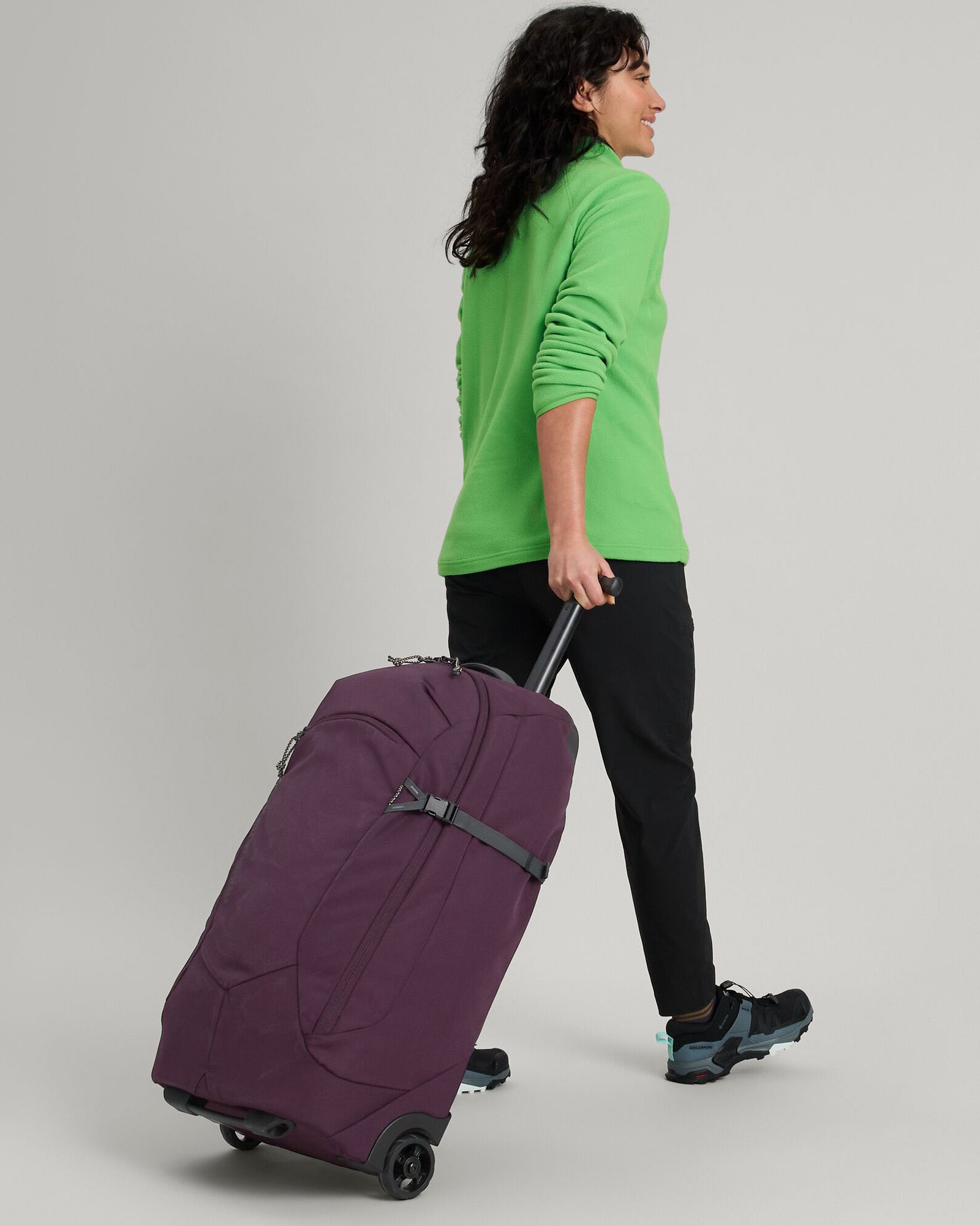 Hybrid Trolley v5 50L Travel Backpack - Lightweight Carry-On Luggage for Business Trips, Weekend Getaways & Outdoor Adventures