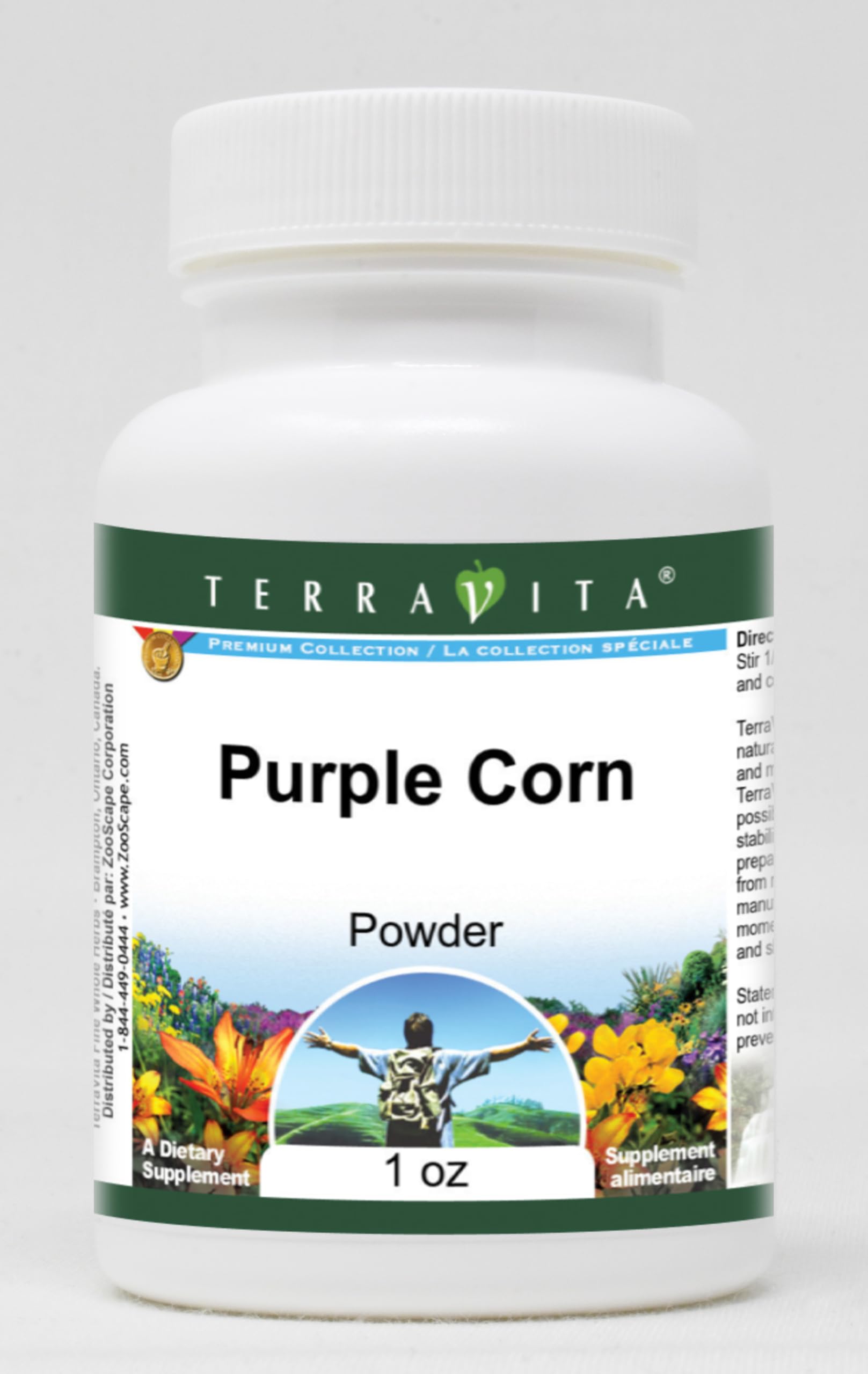 Organic Purple Corn Powder 1 oz (2 Pack) - Non-GMO, Gluten-Free Superfood for Smoothies, Baking & Healthy Recipes