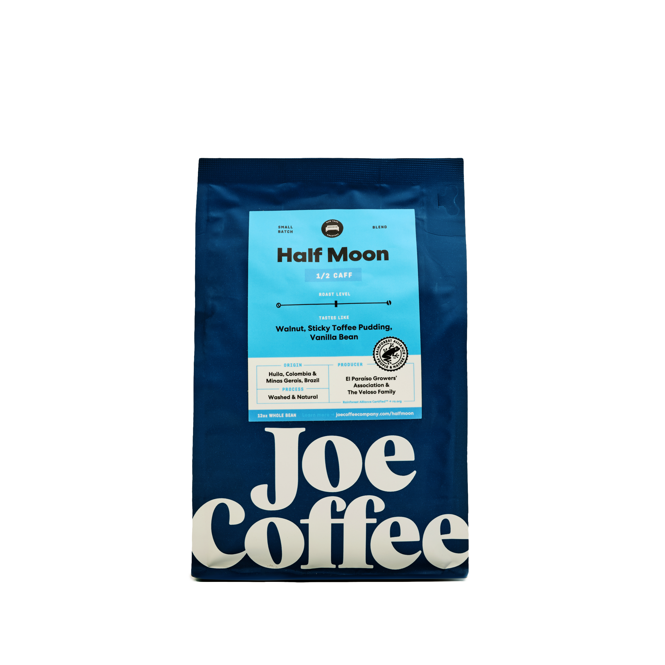 Half Moon Half Caff Coffee - Premium Low Caffeine Blend for Smooth Taste | Perfect for Morning Brew & Afternoon Pick-Me-Up