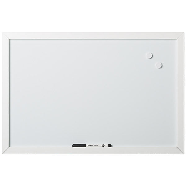Magnetic Whiteboard with White Frame - Dry Erase Board for Office, Classroom & Home - Perfect for Notes, Schedules & Presentations