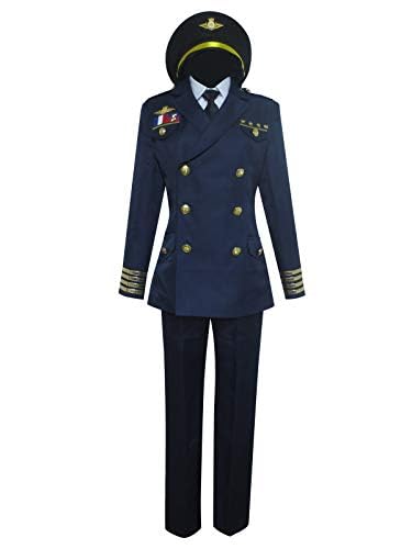 Shining Airlines Mikaze Ai Uniform Suit - Anime Cosplay Costume for Women (Size M) | Perfect for Conventions, Halloween & Themed Parties
