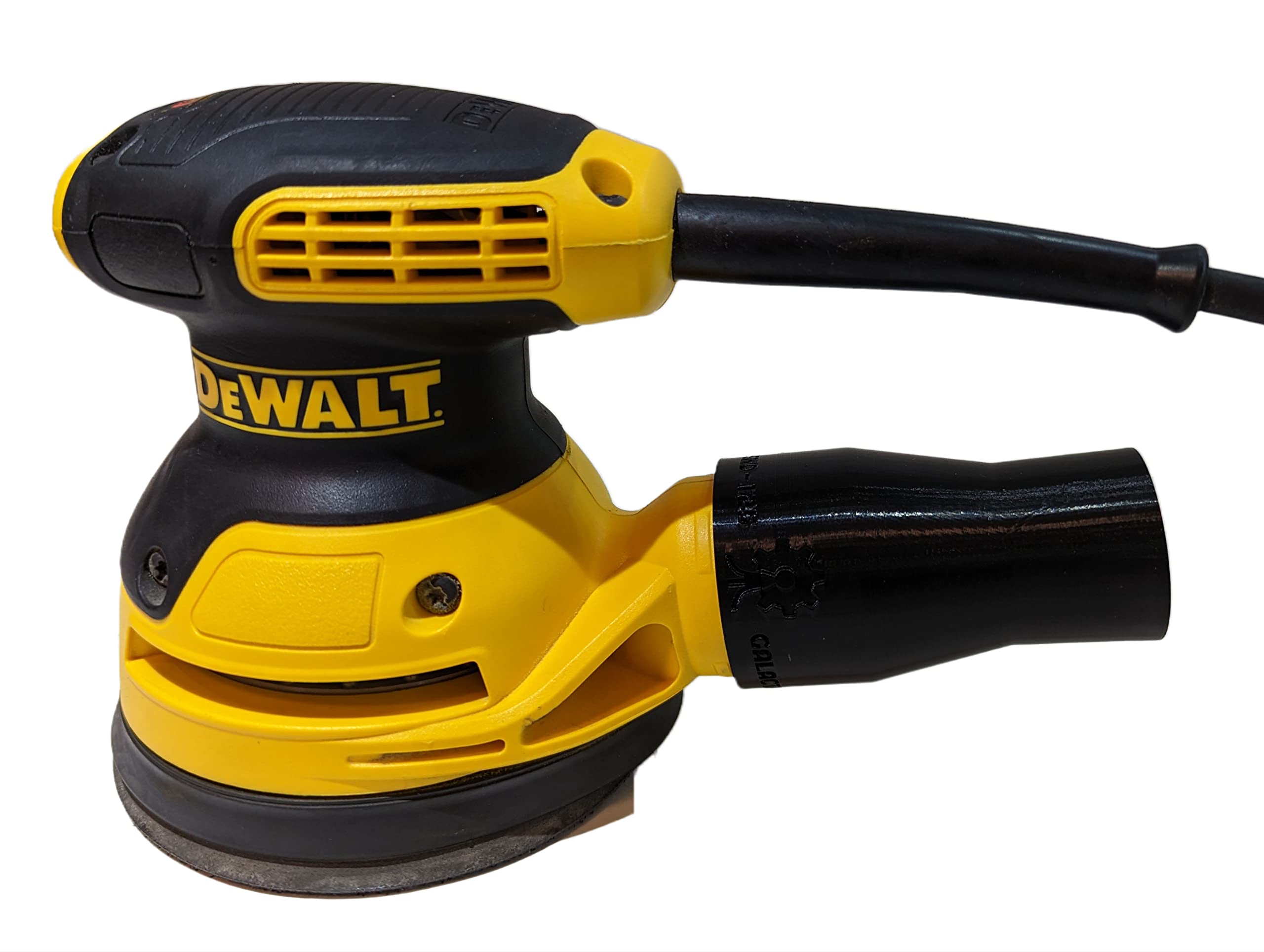 **Dewalt Sander Vacuum Adapter - 1-1/4 Inch Black Dust Collection Attachment for Precise Fit | Compatible with Dewalt Sanders | Workshop & DIY Dust Control Solution**
