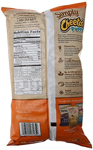 Cheetos White Cheddar Cheese Puffs - 8oz Bags (Pack of 12) | Crunchy Baked Snacks for Parties, School Lunches & Movie Nights