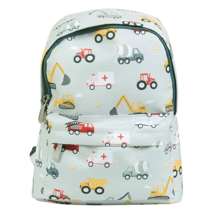 Kids Backpack with Vehicles Design - Durable & Lightweight School Bag for Boys & Girls - Perfect for School, Travel & Daycare