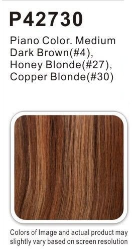 Amore Mio Heat Resistant Synthetic Fiber Full Wig - P4/27/30 Color for Daily Wear & Cosplay
