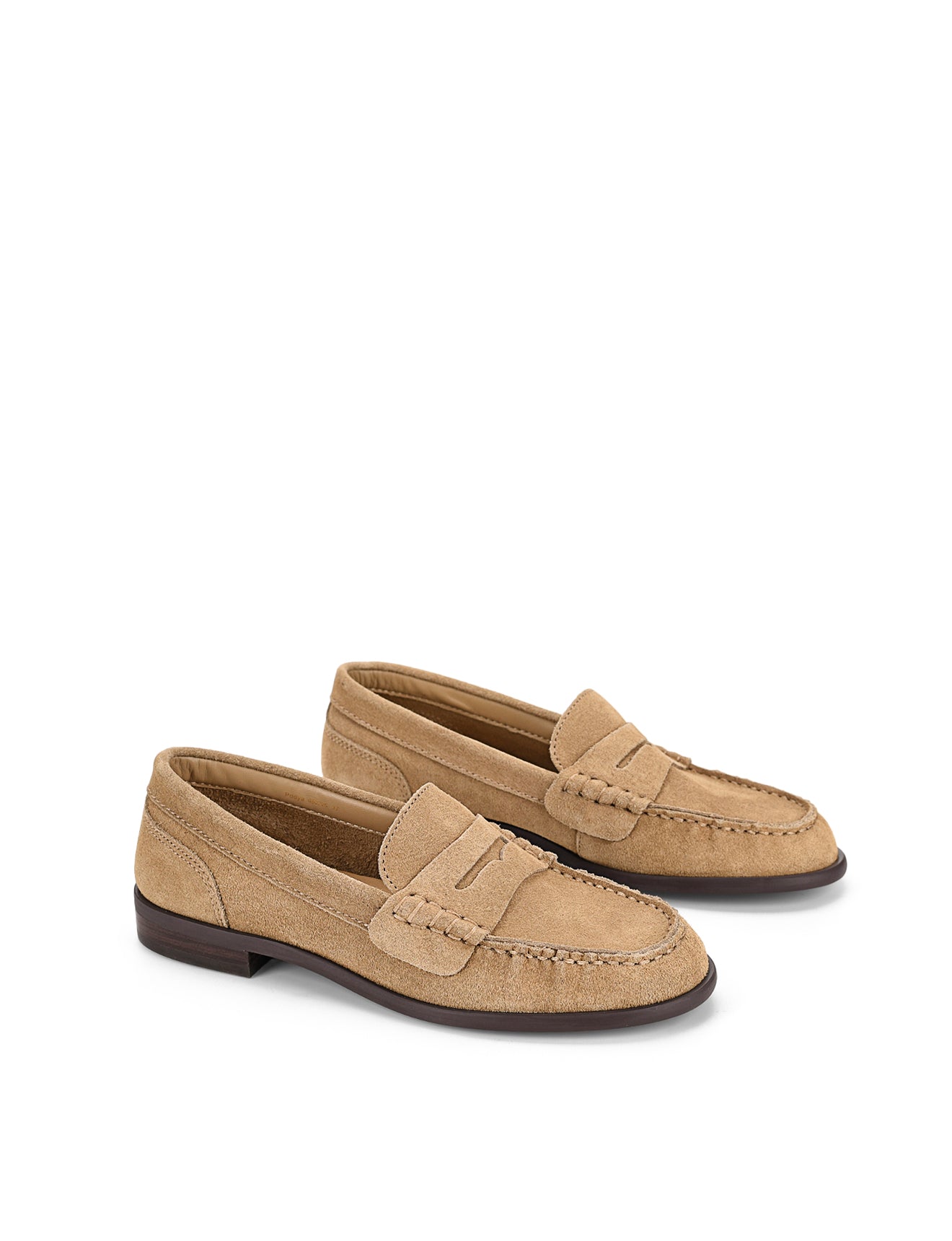 Stylish Taupe Suede Paddy Loafers for Men & Women - Comfortable Slip-On Shoes for Casual Outfits, Office Wear & Travel