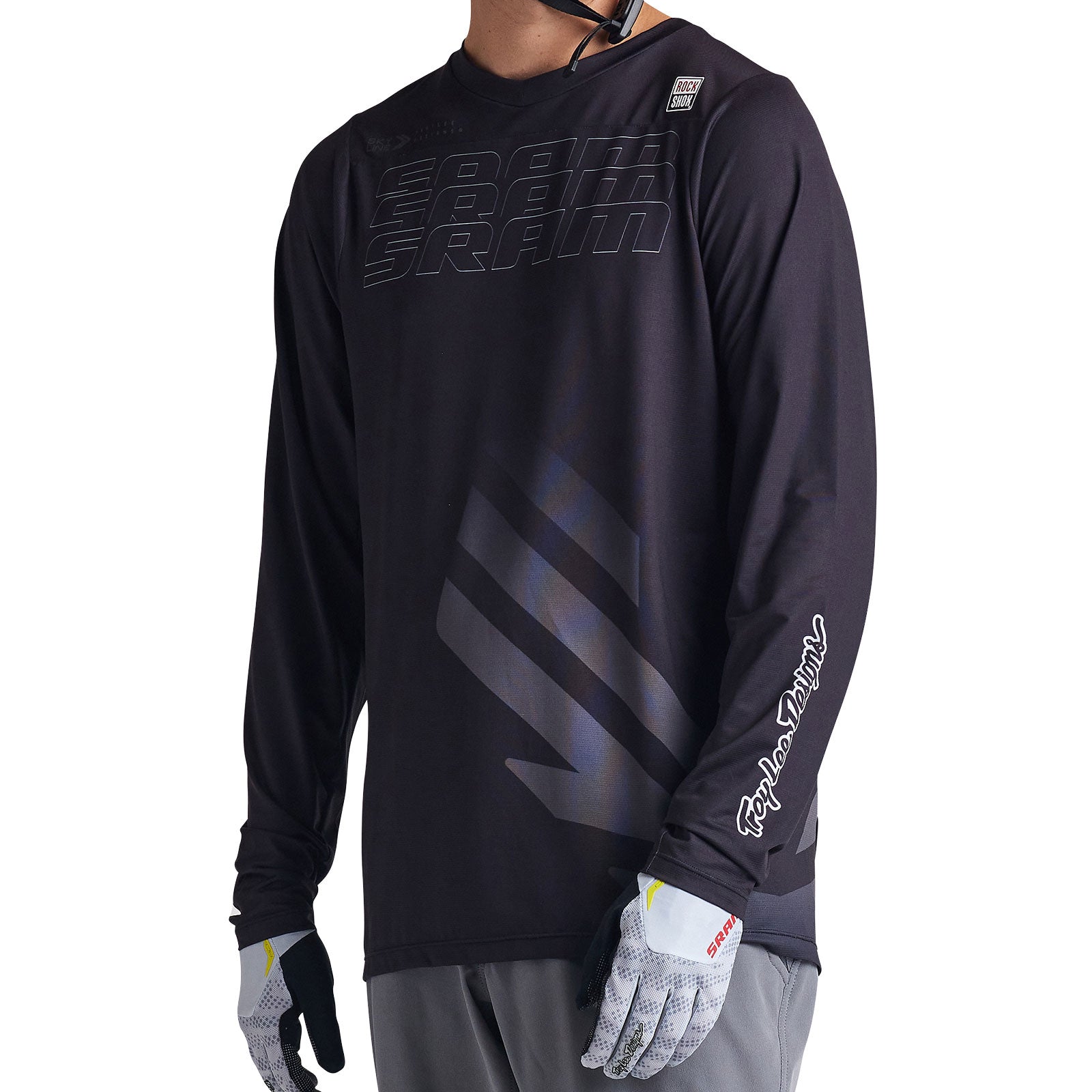 SRAM Eagle One Black Skyline LS Jersey - Mountain Bike MTB Jersey for Trail Riding & Cycling Adventures