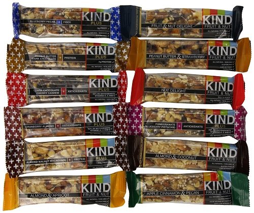 Kind Bars Variety Pack - 12 Flavors 1.4oz for Snacking On-the-Go