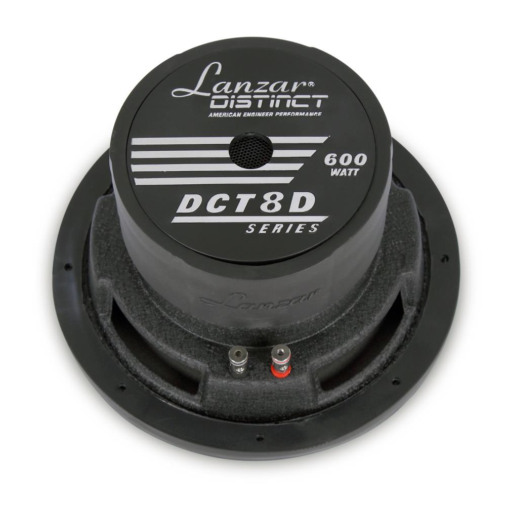 Lanzar DC 8 Dual Voice Coil Woofer - 8 Inch Car Subwoofer for Deep Bass Sound | Perfect for Car Audio Systems & Home Theater Setups