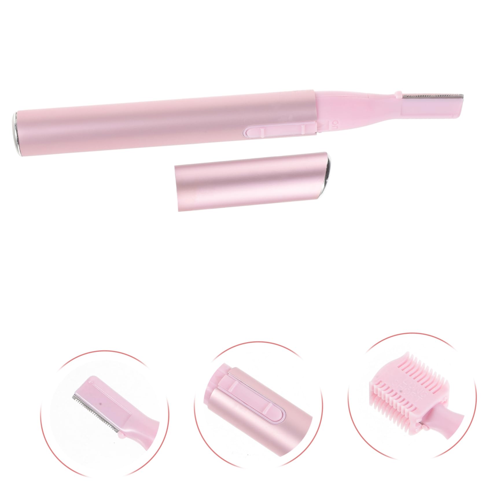 Beavorty 3-Pack Electric Razor for Women - Rechargeable Lady Shaver with Nose Hair Trimmer for Smooth Skin & Facial Hair Removal | Perfect for Travel, Gym & Daily Grooming