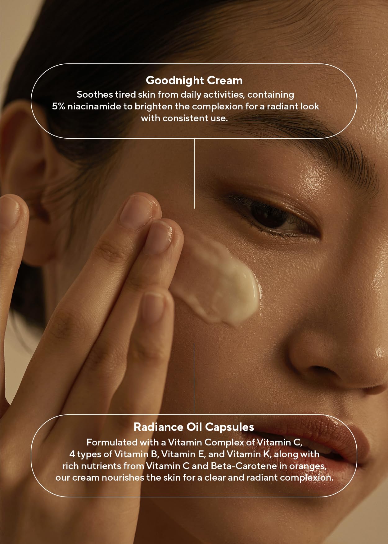 AROMATICA Glow Vita Goodnight Cream - Orange & Neroli Night Moisturizer (3.1oz/90g) | Anti-Aging Face & Neck Cream with Vitamin C & 5% Niacinamide | Hydrating Wrinkle Treatment for Overnight Skin Repair & Radiance