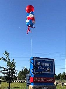 LED Floating Fireworks Balloon Column for Parties & Events - Waterproof Outdoor Decorations for Weddings, Birthdays & Celebrations