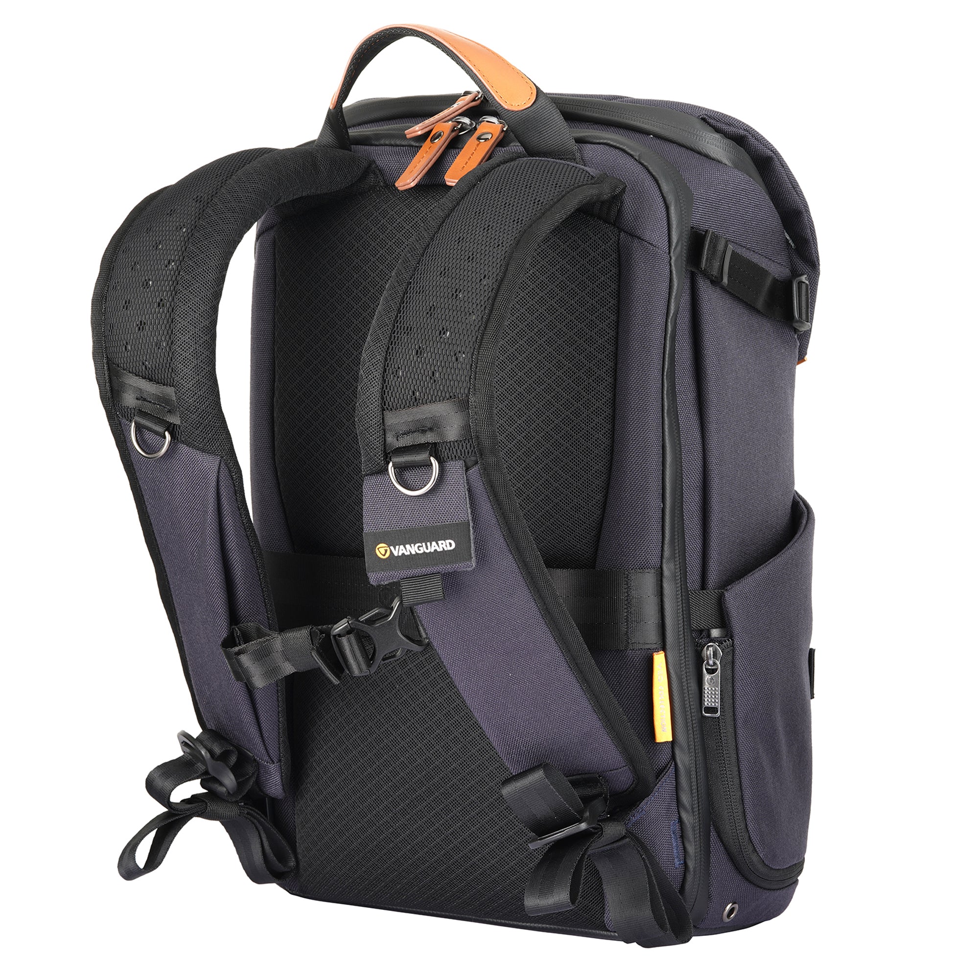 VEO CITY B42 Medium Camera Backpack with Removable Pouch - Waterproof DSLR Bag for Photographers, Navy Blue - Perfect for Travel, Hiking & Outdoor Photography