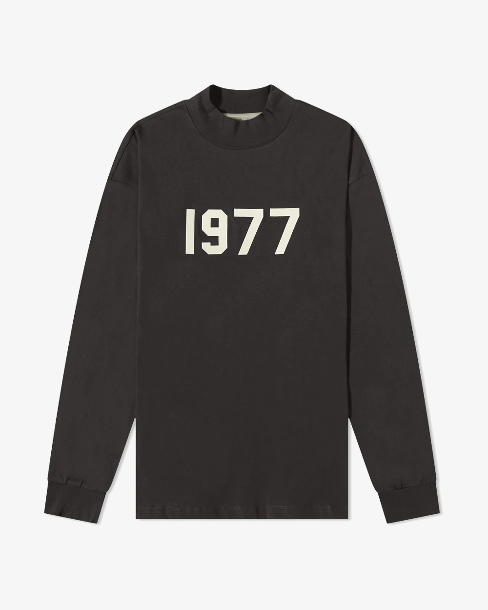 FOG ESSENTIALS SS22 1977 Long Sleeve T-Shirt - Vintage Iron Wash Style for Men | Perfect for Casual Wear, Street Fashion & Layering Outfits
