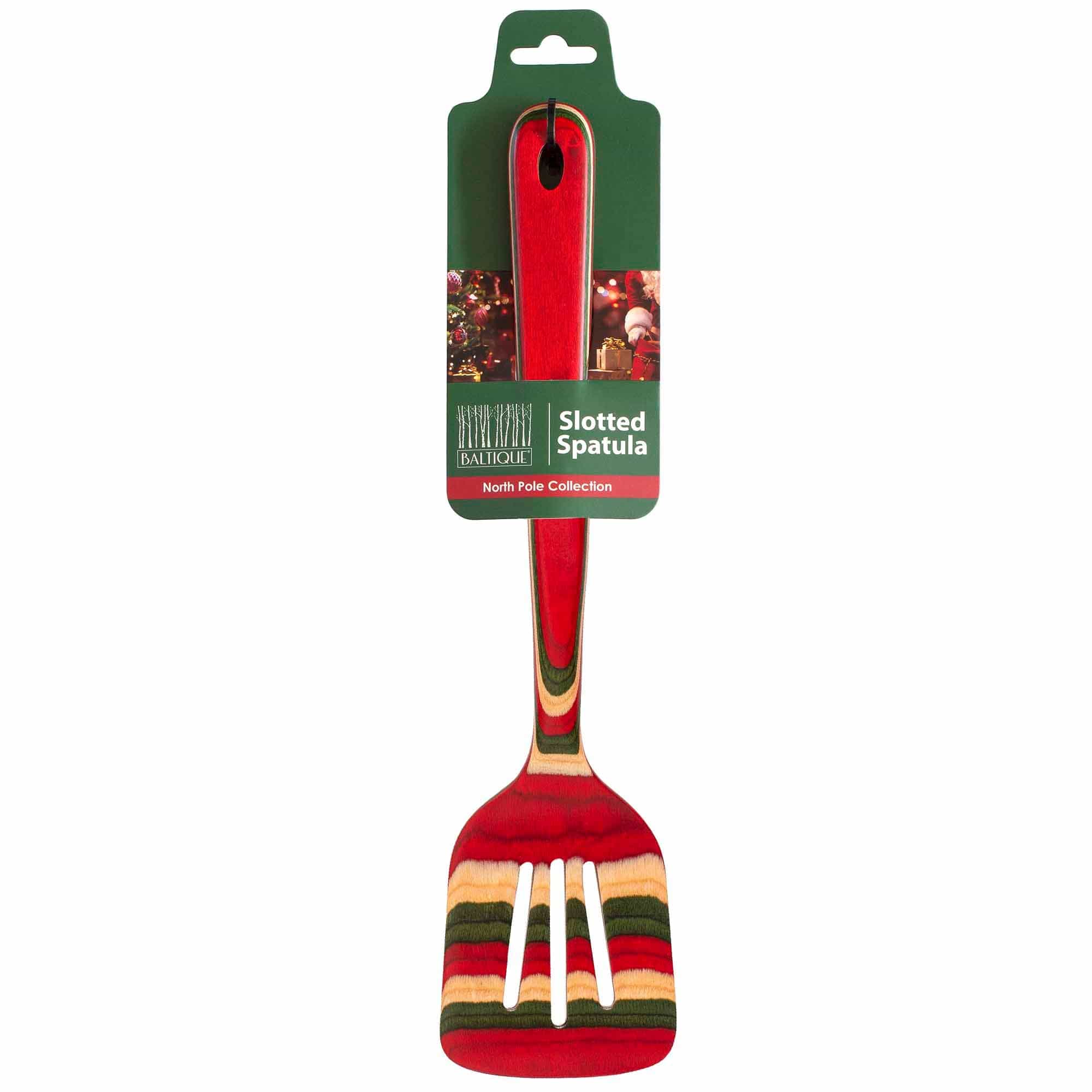 Baltique® North Pole Collection Slotted Spatula - 12.5 Inch Non-Stick Turner for Baking, Cooking & Serving - Perfect for Pancakes, Cookies & Grilling