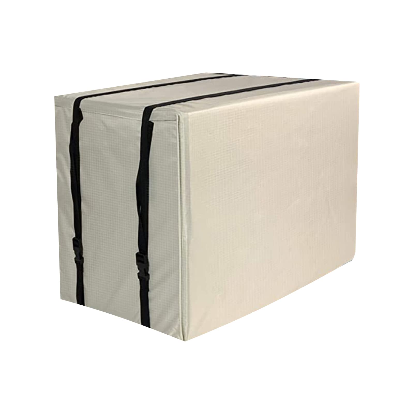 Waterproof Air Conditioner Cover - Full Protection Oxford Cloth AC Unit Protector for Home & Outdoor Use (Beige, Medium) - Perfect for Window AC Units in Summer & Winter Storage