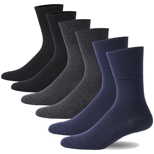 6 Black + Dark Grey+navy Blue
