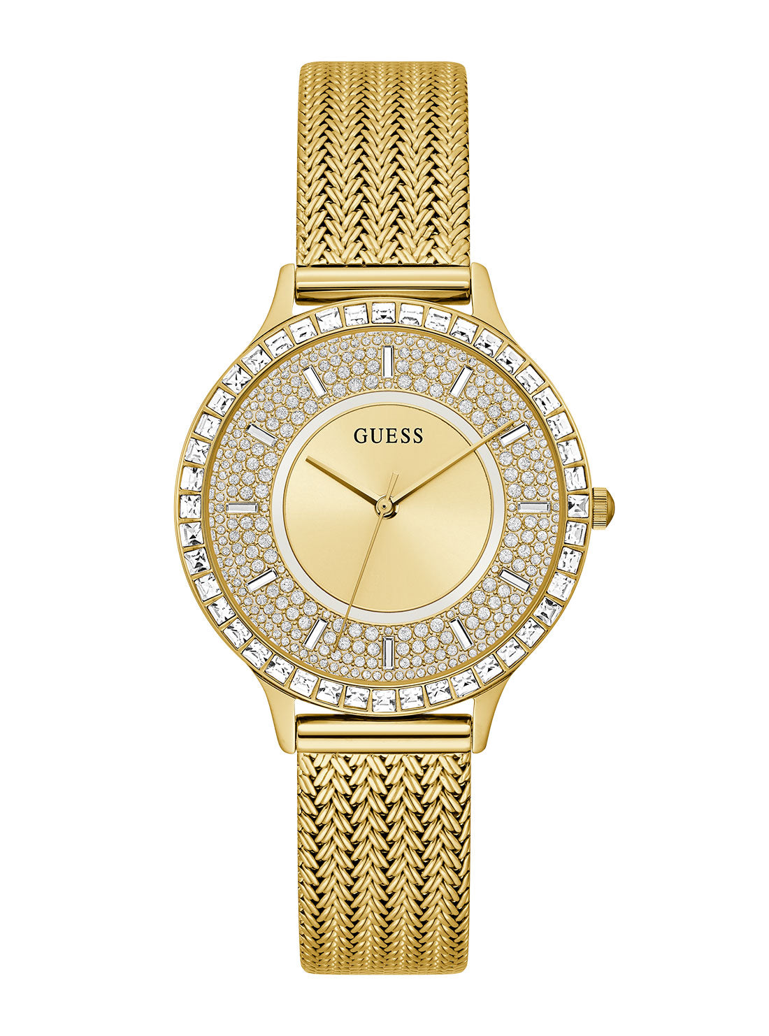 Elegant Gold Mesh Watch for Women - Stylish & Durable Dress Watch for Parties, Weddings & Formal Events