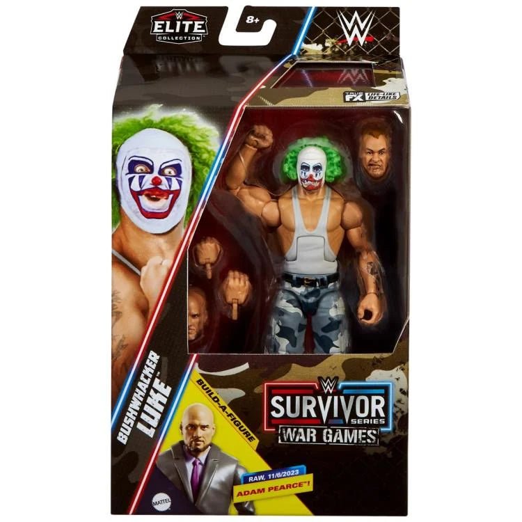 Bushwhacker Luke (Adam Pearce BAF) WWE Survivor Series War Games Elite Action Figure - Collectible Wrestling Toy for Display & Play Battles