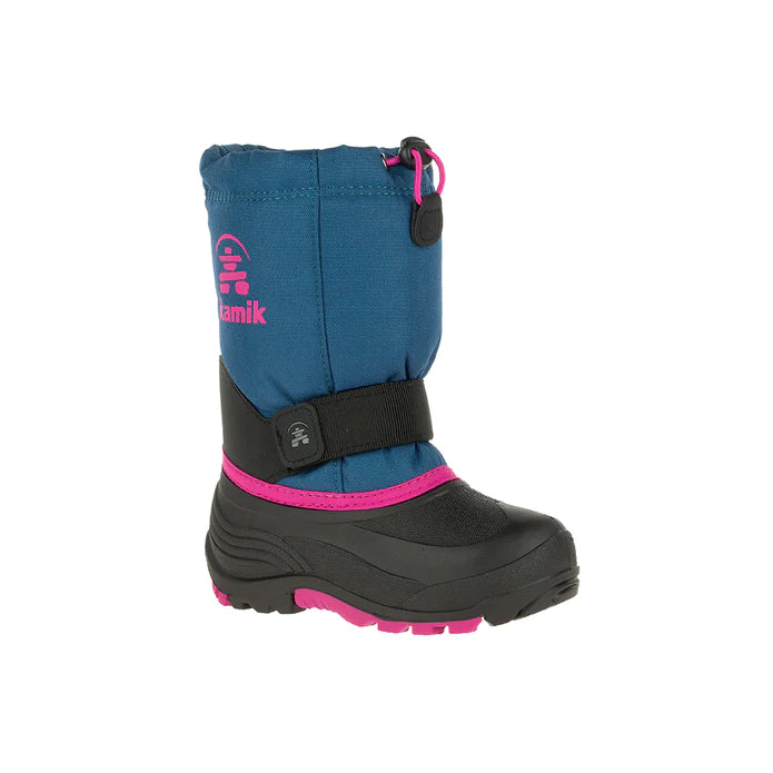Kamik Rocket Boots for Kids - Waterproof Winter Snow Boots for Boys & Girls - Warm & Durable Cold Weather Footwear for Outdoor Play, School & Snow Adventures