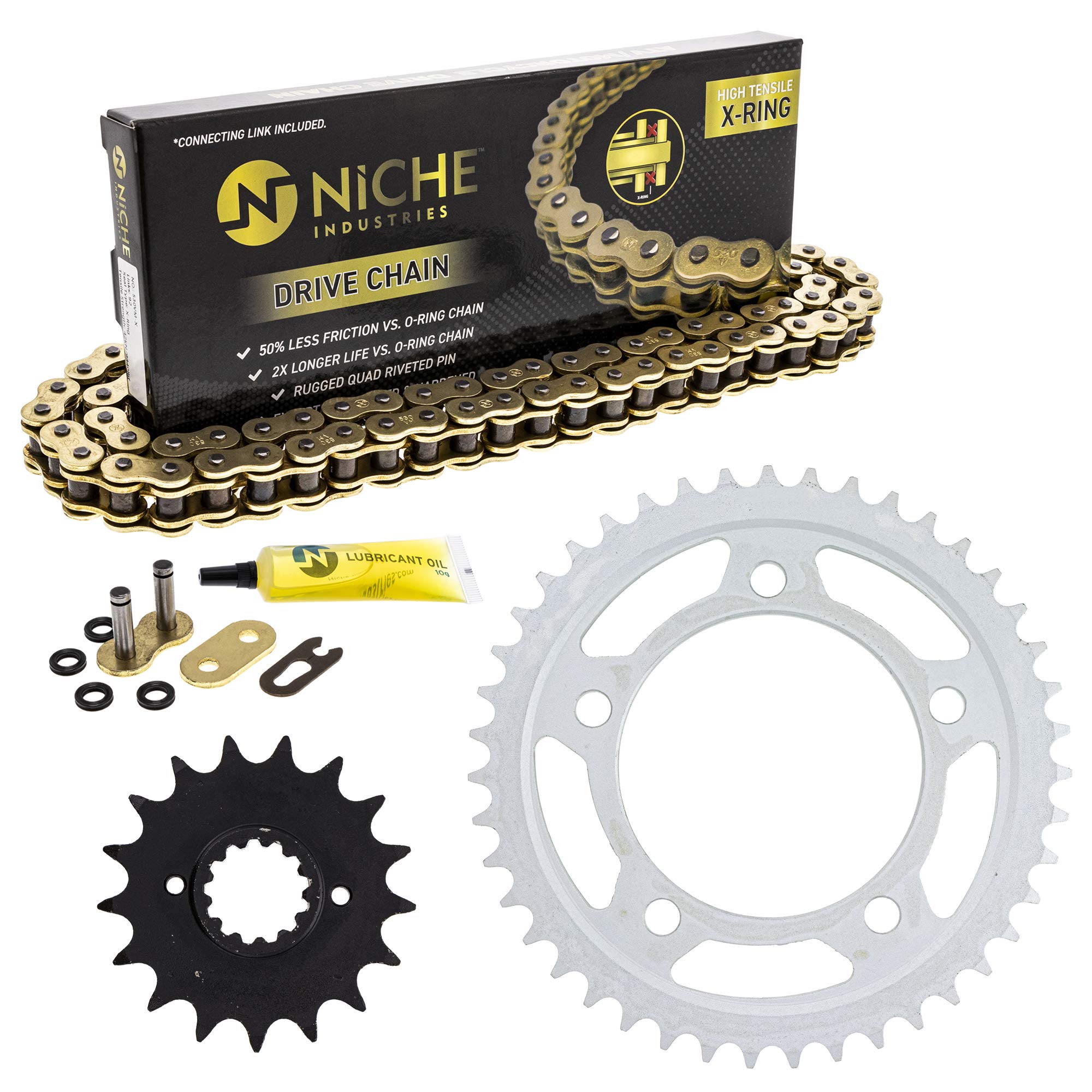 Honda CB1100SF Drive Sprocket Chain Kit - 17T Front & 43T Rear 530VM-X X-Ring 110 Links Motorcycle Parts | Perfect for Street Performance & Long-Distance Riding