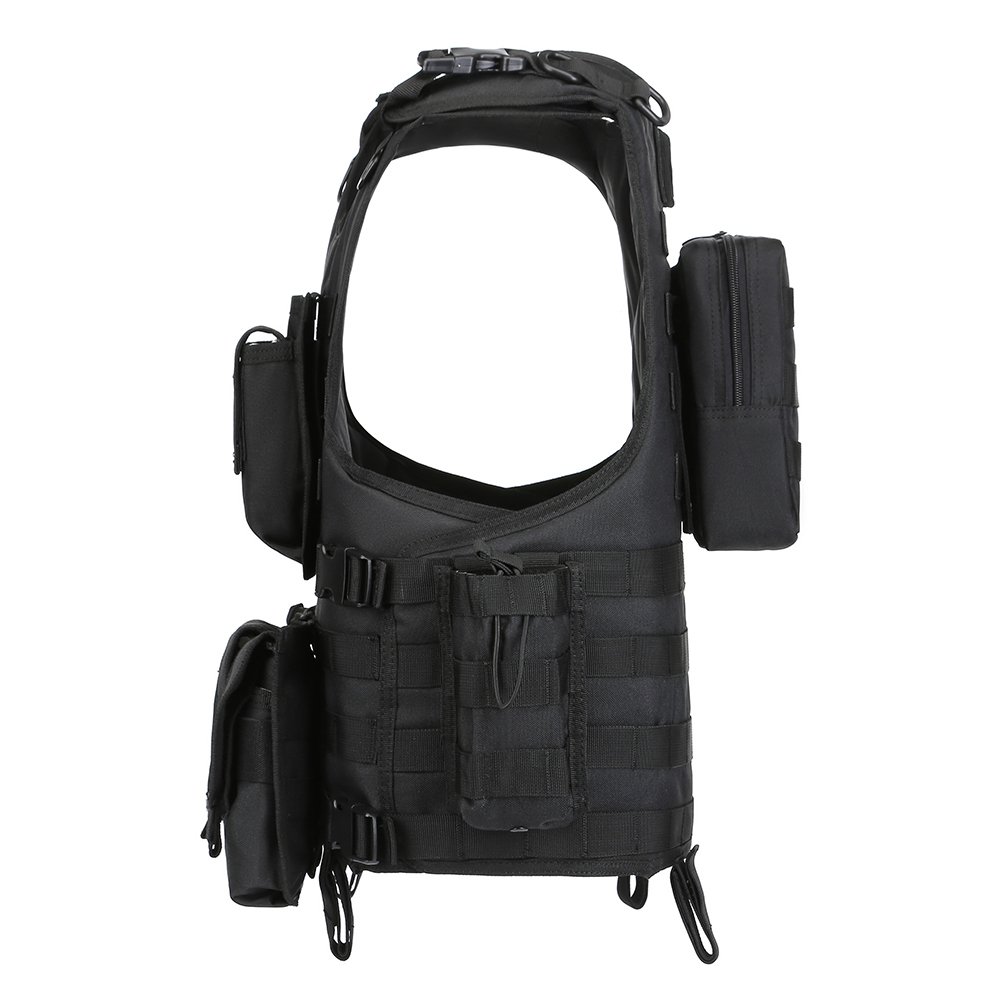 GZ XINXING Tactical Airsoft Paintball Vest - Adjustable Molle Vest for Airsoft, Paintball & Outdoor Games - Perfect for Military Simulation, Cosplay & Tactical Training