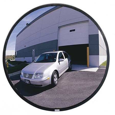 30 Inch Outdoor Convex Mirror - Shatterproof Tempered Glass Safety Mirror for Driveways, Parking Lots & Blind Spots