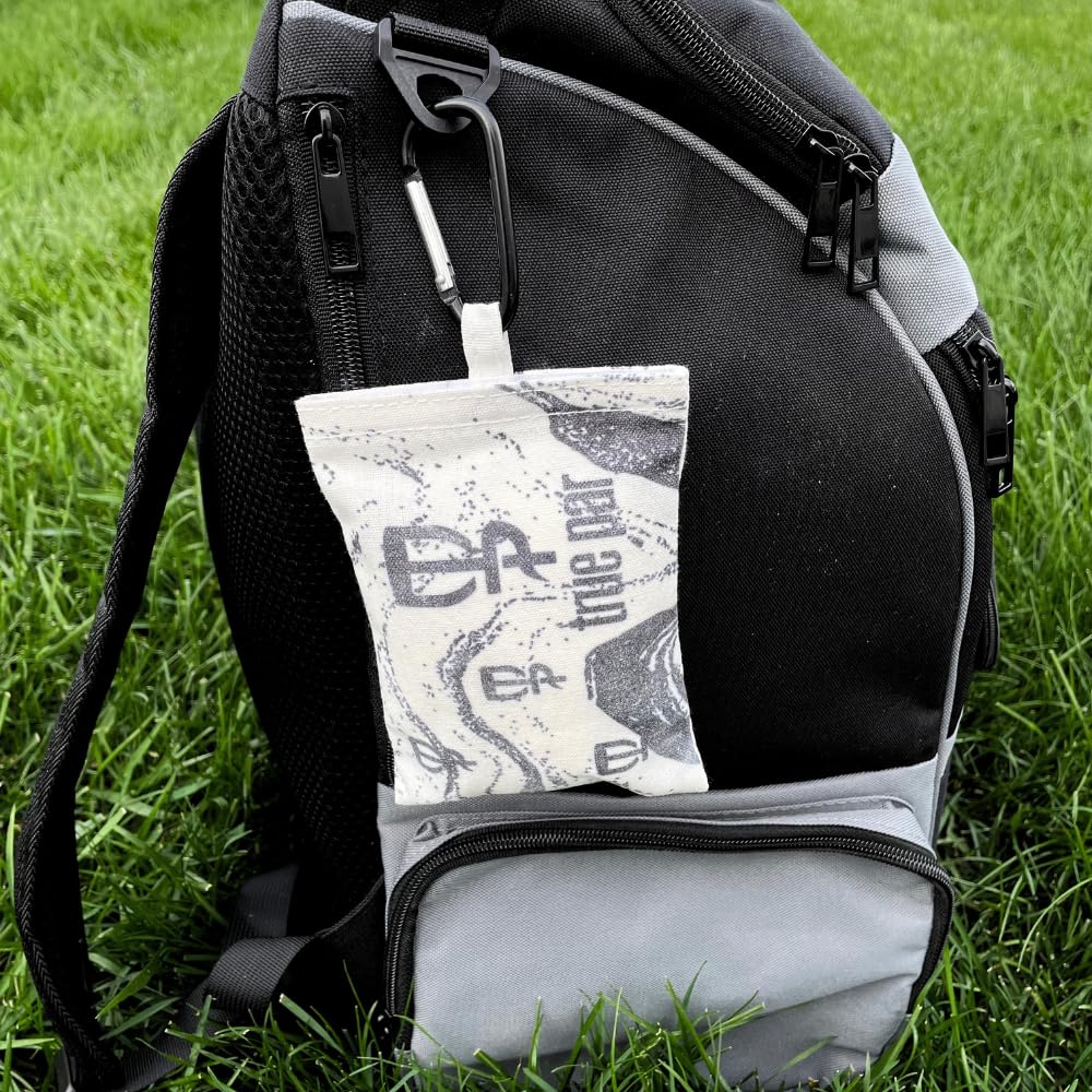 Premium Disc Golf Chalk Bag Set with 2 Extra Chalk Balls | Refillable Grip Enhancer for Better Throws | Durable Disc Golf Accessories with Carabiner Clip | Perfect Disc Golf Gift for Players | Ideal for Tournaments & Practice Sessions