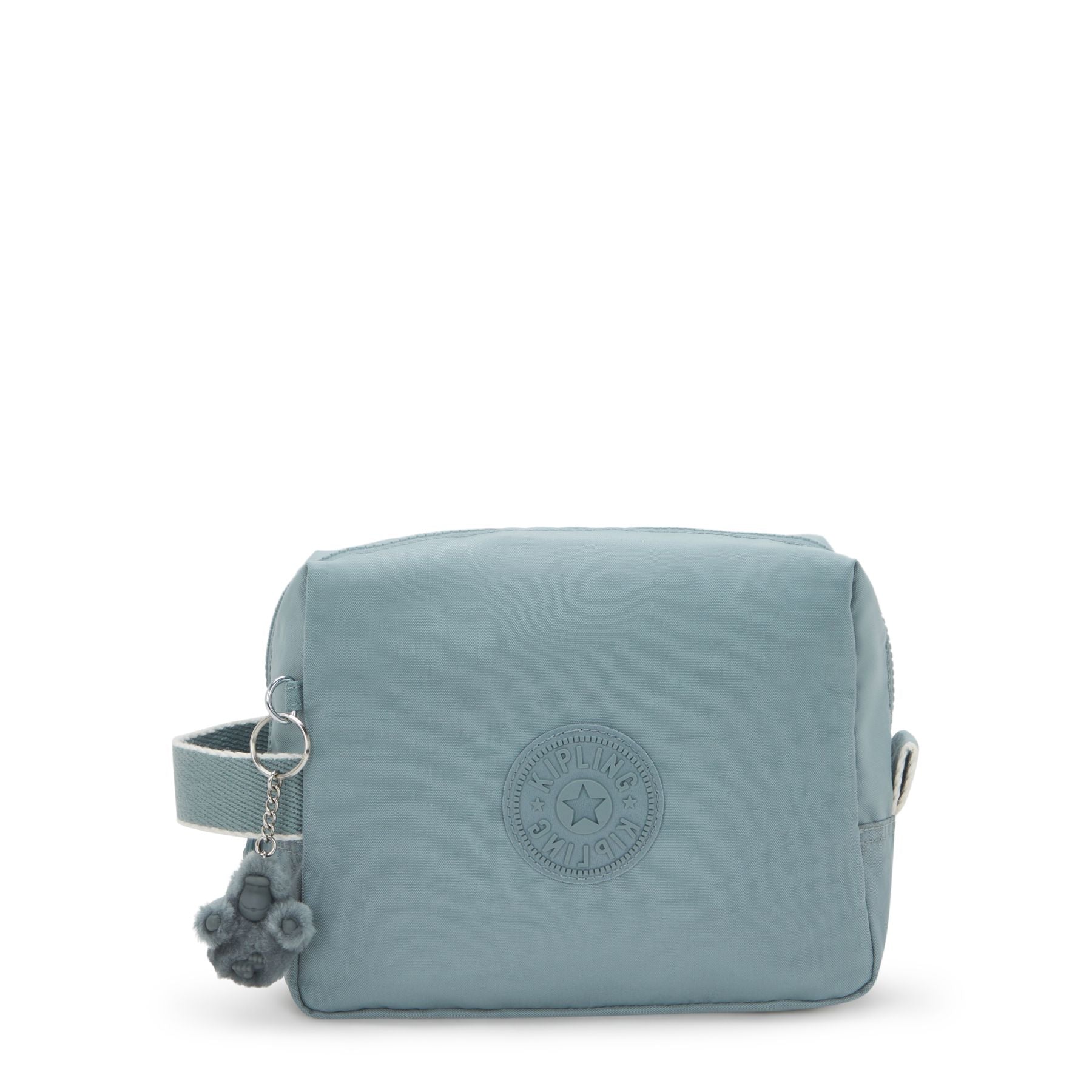 Kipling Parac Small Toiletry Bag - Waterproof Travel Cosmetic Organizer for Women & Men, Compact Makeup Pouch (Relaxed Grey) - Perfect for Airplane Carry-on, Gym, Camping & Weekend Getaways