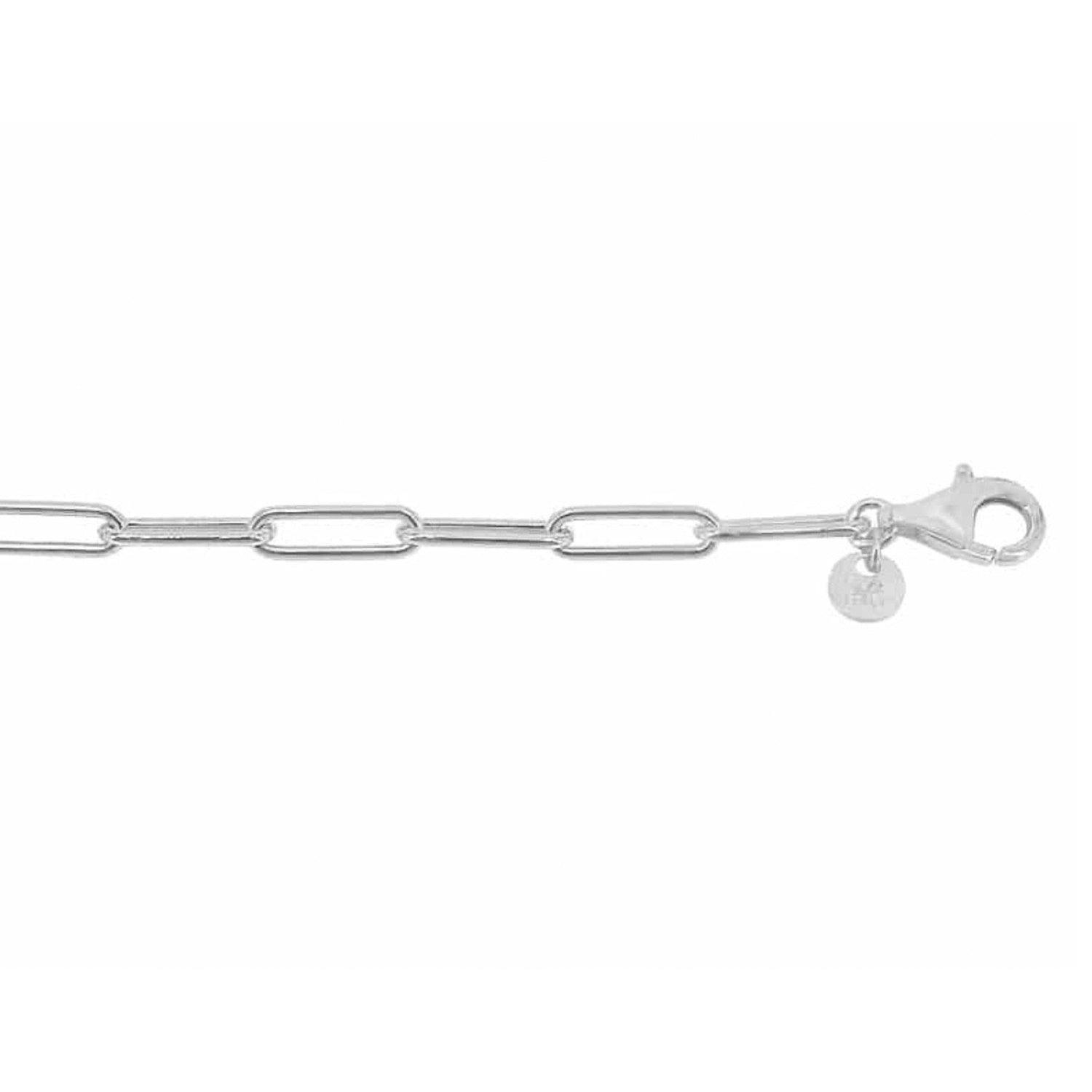 Stylish Sterling Silver Paperclip Chain Necklace - Perfect for Layering & Everyday Wear