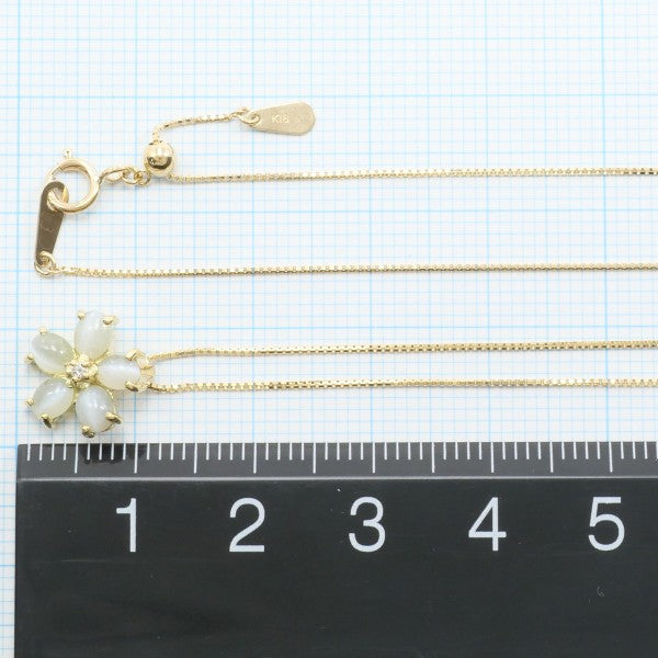 18K Yellow Gold Chrysoberyl Cat's Eye Necklace - Elegant Gemstone Jewelry for Women | Perfect for Parties, Weddings & Special Occasions