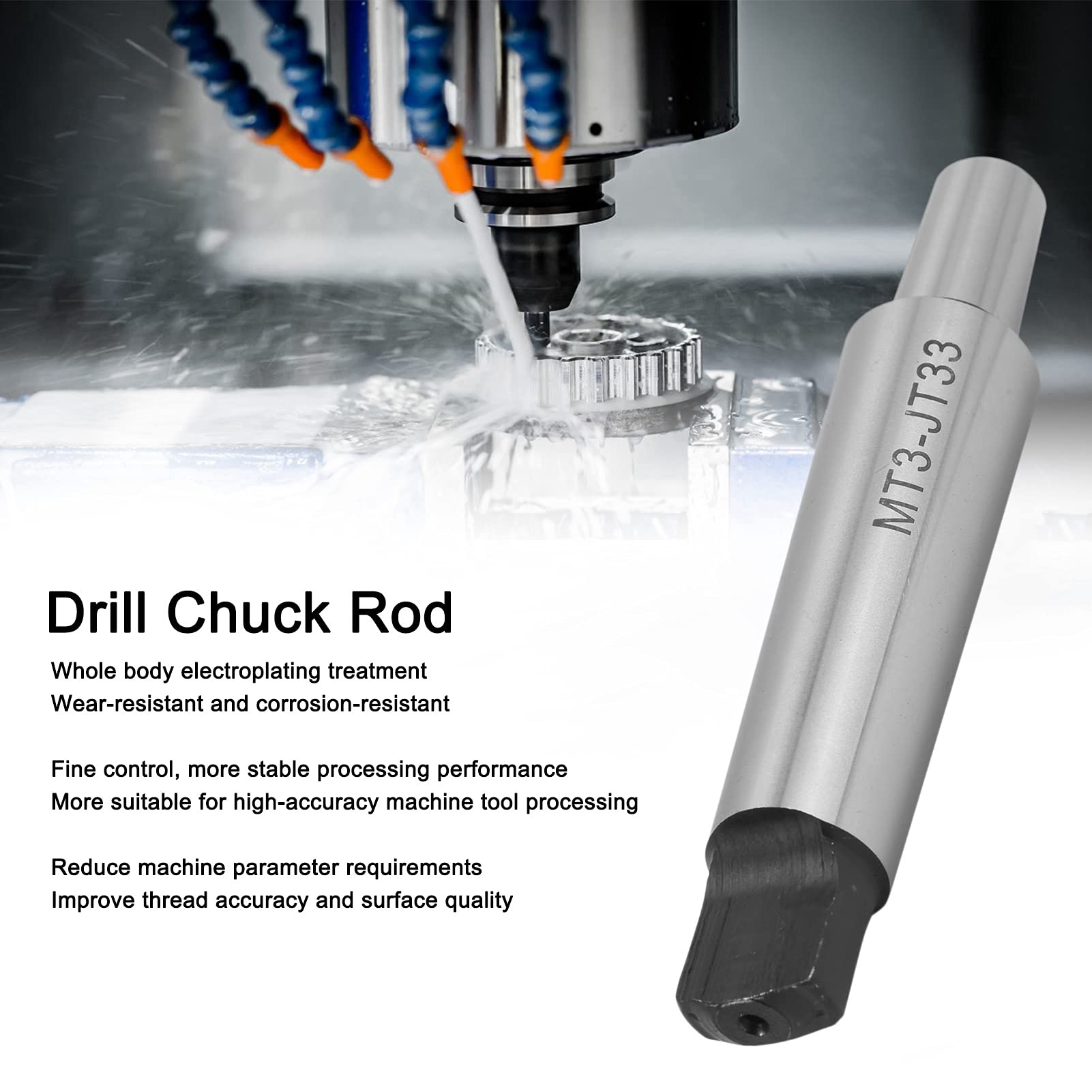 High-Quality Drill Rod & Drill Chuck Rod for Lathe Tools - Industrial Supplies for Metalworking, Woodworking, and Machining
