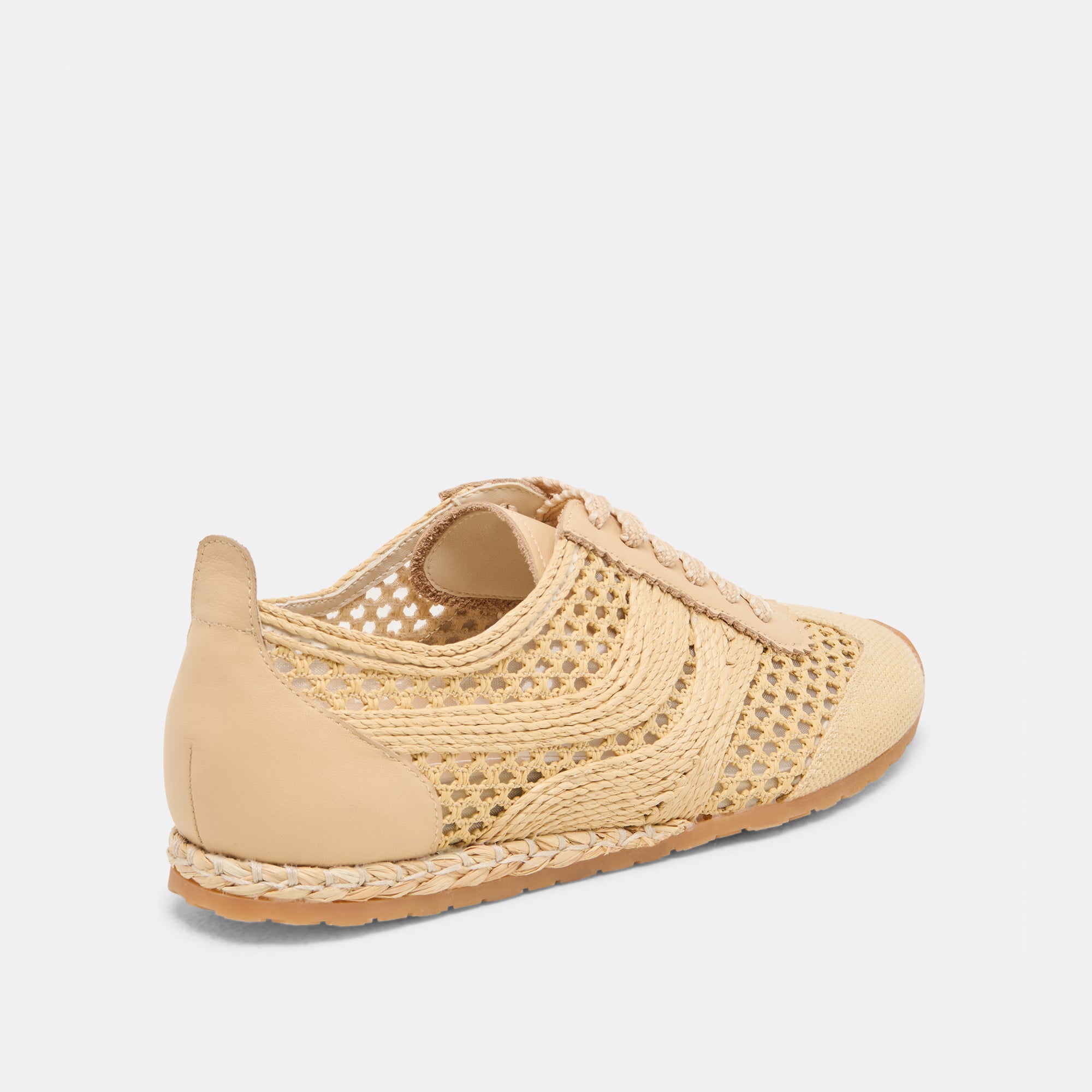 DREAM SNEAKERS LT - Natural Woven Raffia Women's Casual Shoes | Comfortable Summer Sandals for Beach, Vacation & Everyday Wear
