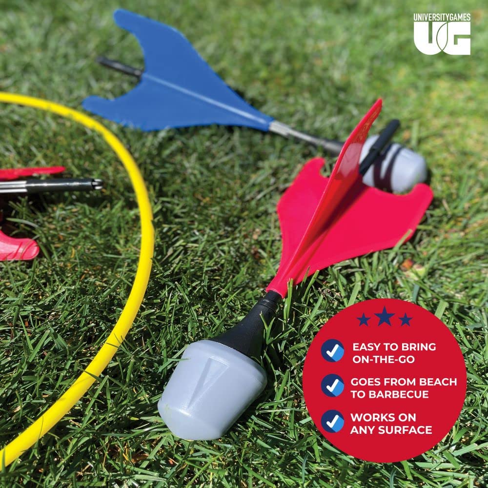 University Games Lawn Darts - Classic Toss Game for Families, Indoor & Outdoor Backyard Party Toy, Perfect for Picnics, BBQs, and Family Gatherings