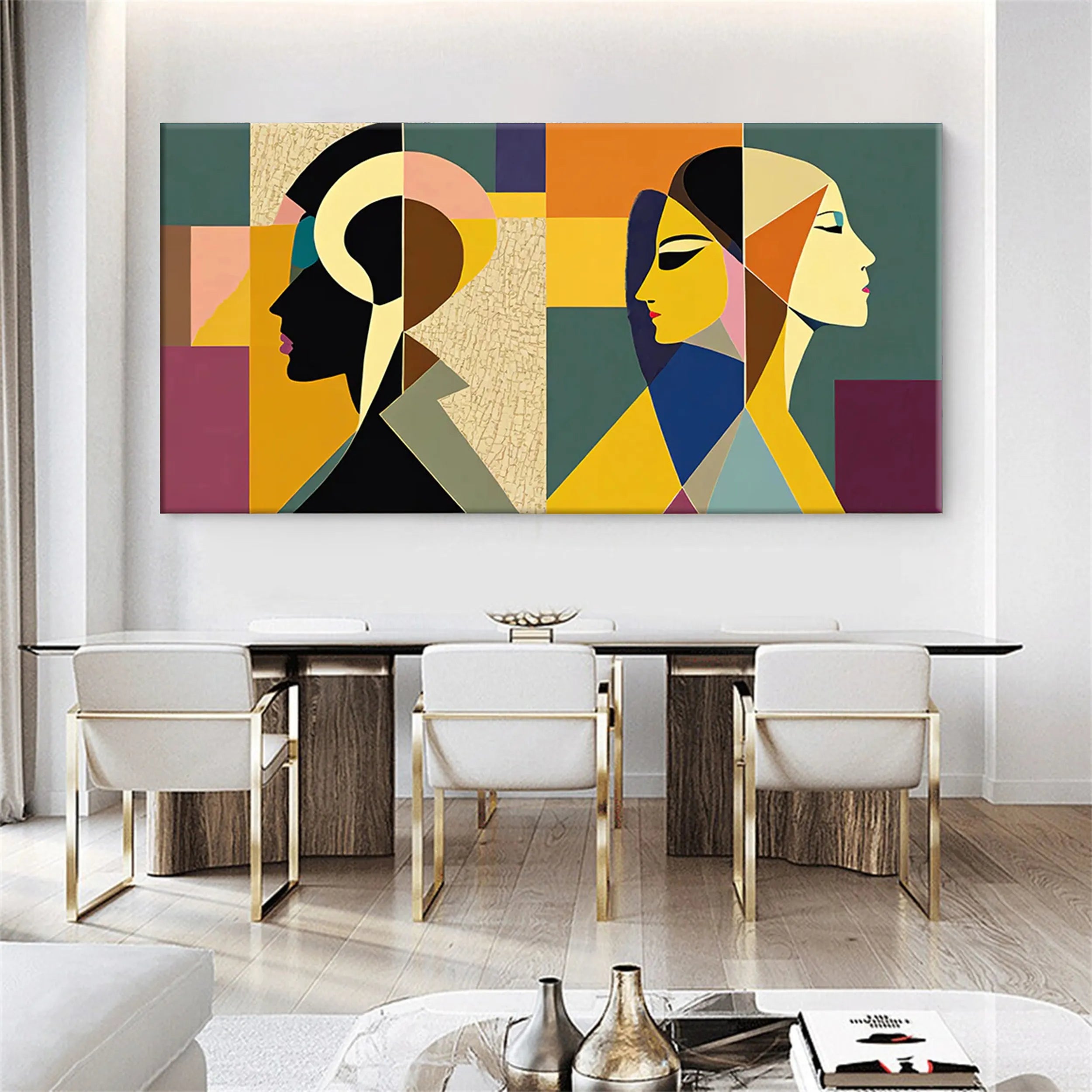 Abstract Painting #AB 133 - Modern Wall Art for Home & Office Decor - Perfect for Living Room, Bedroom or Workspace