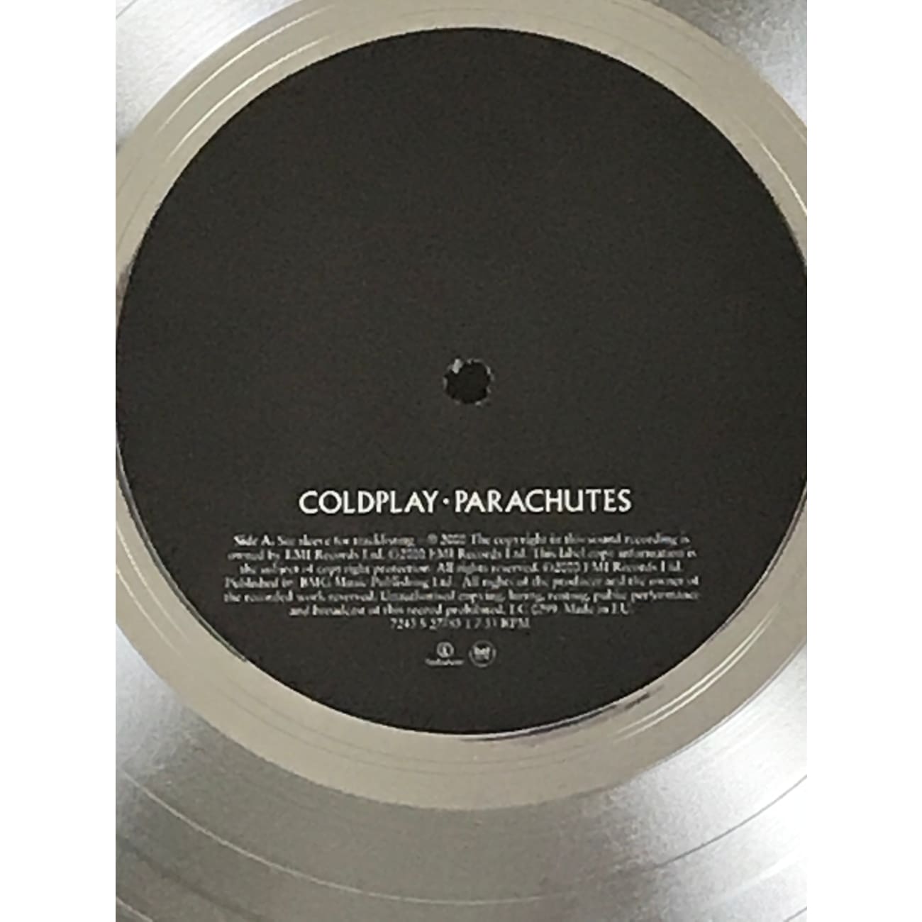 Coldplay Parachutes RIAA Certified Platinum Album Award - Perfect for Music Fans, Collectors & Home Decor