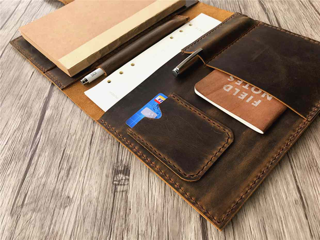 Personalized Rustic Leather Journal Notebook Cover - Handmade for Writing, Sketching & Gift Giving - Perfect for Travel, Work & Creative Projects