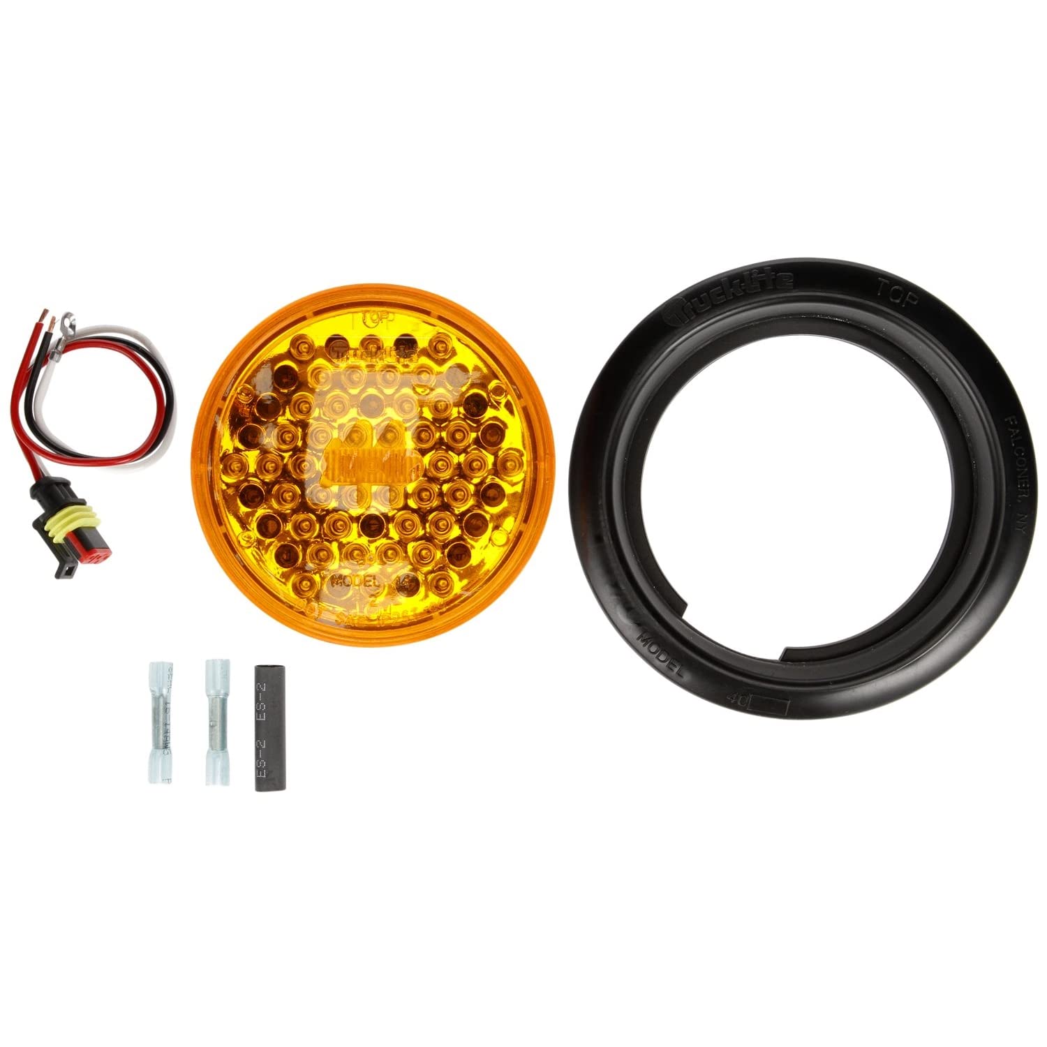 Truck-Lite 44102Y Genuine LED Strobe Light Assembly for Trucks & Commercial Vehicles - High Visibility Safety Lighting for Emergency, Construction & Fleet Use