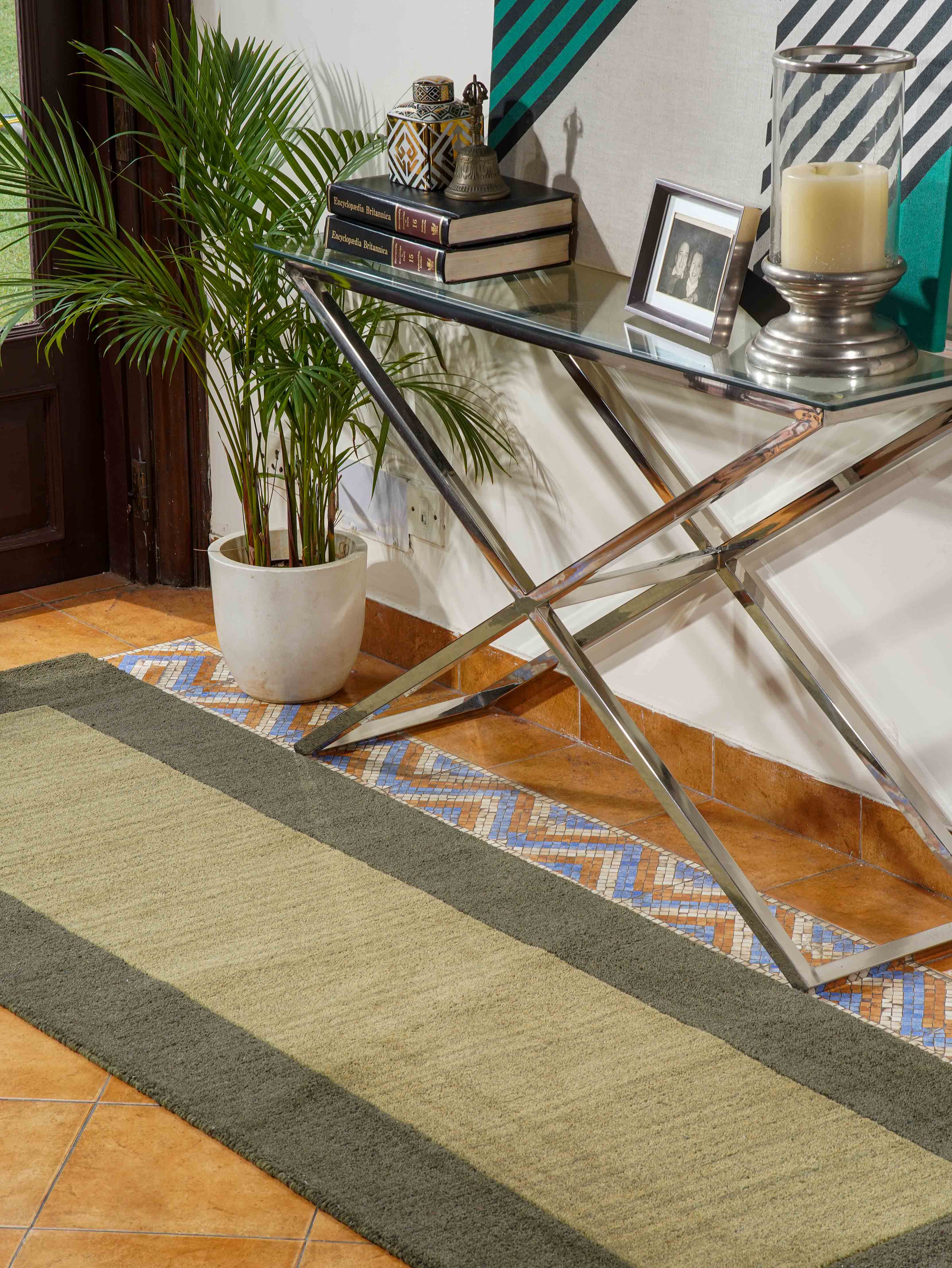 Premium Hand Tufted Wool Area Rug - Soft & Durable Non-Slip Living Room Carpet for Home Decor, Bedroom, Nursery (5x8ft, Beige) | Perfect for Cozy Spaces & High-Traffic Areas