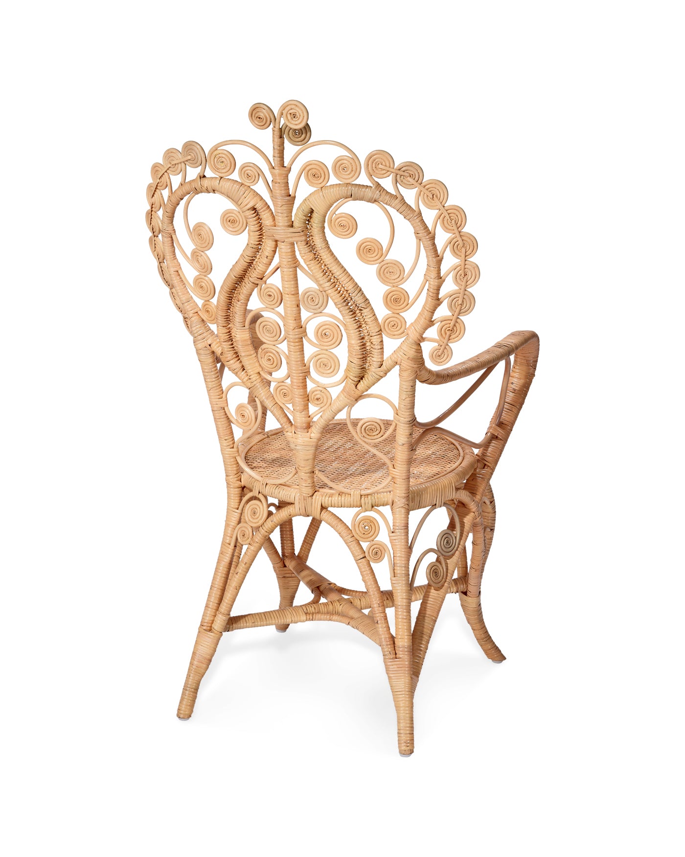 Hibiscus Arm Chair - Modern Accent Chair for Living Room, Bedroom & Office - Comfortable Upholstered Lounge Chair with Wooden Legs - Perfect for Relaxing, Reading & Decorating