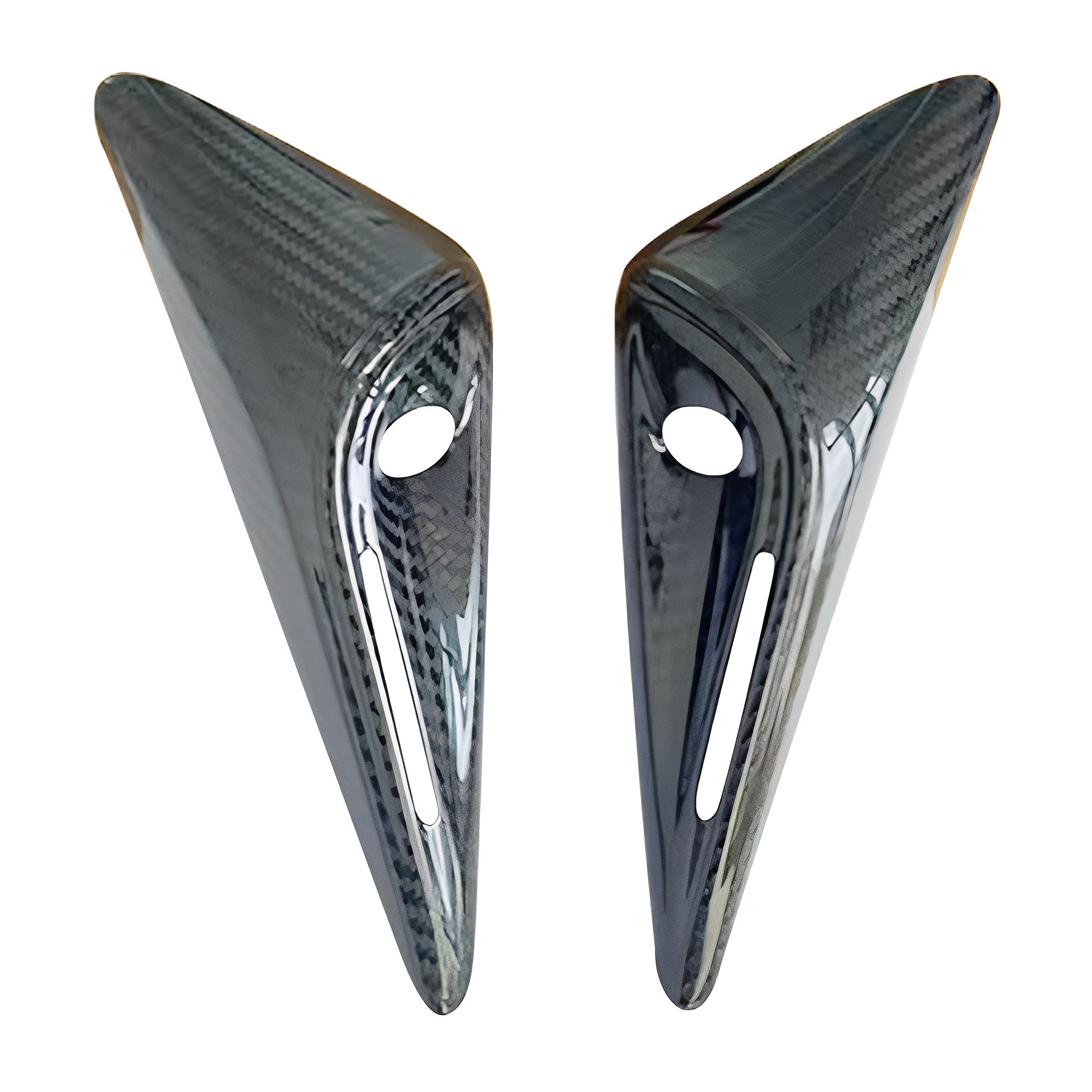 Premium Real Carbon Fiber Side Camera Covers for Tesla Model 3 & Model Y (2024+) - Enhance Style & Protection for Your EV - Perfect for Daily Driving, Car Shows & Custom Builds