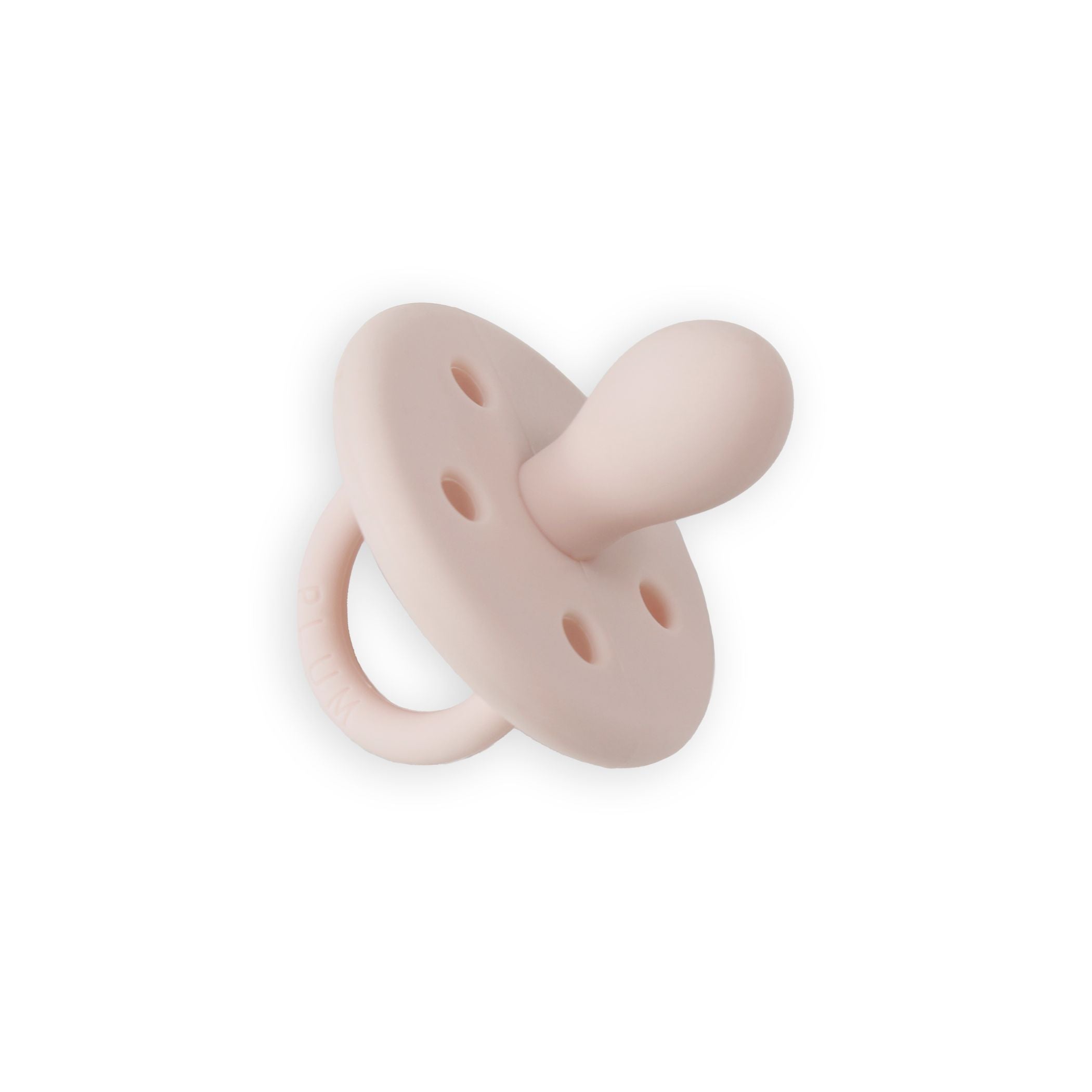 4-Pack Silicone Baby Soothers - Blush, Smokey Lilac, Dusty Berry & Salmon Pink Pacifiers for Newborns & Infants | Perfect for Daycare, Travel & Soothing Teething Pain
