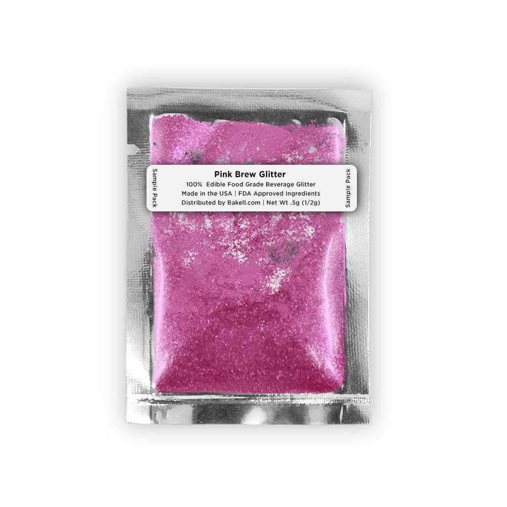 Brew Glitter® Individual Sample Packs (1/2 Gram) - Edible Glitter for Baking, Cake Decorating, and Cocktail Garnish - Perfect for DIY Desserts and Party Treats