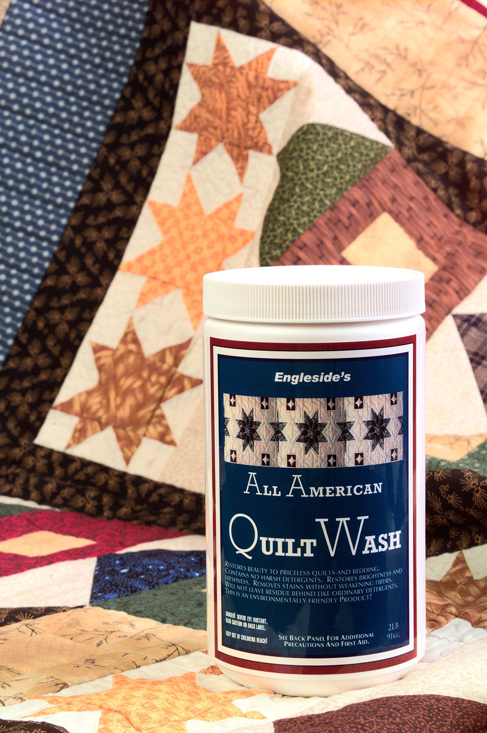 All American Quilt Wash - Unscented Vintage & New Quilt Cleaner | 32oz Hypoallergenic Fabric Detergent | Perfect for Antique Quilts, Bedspreads & Heirloom Textiles
