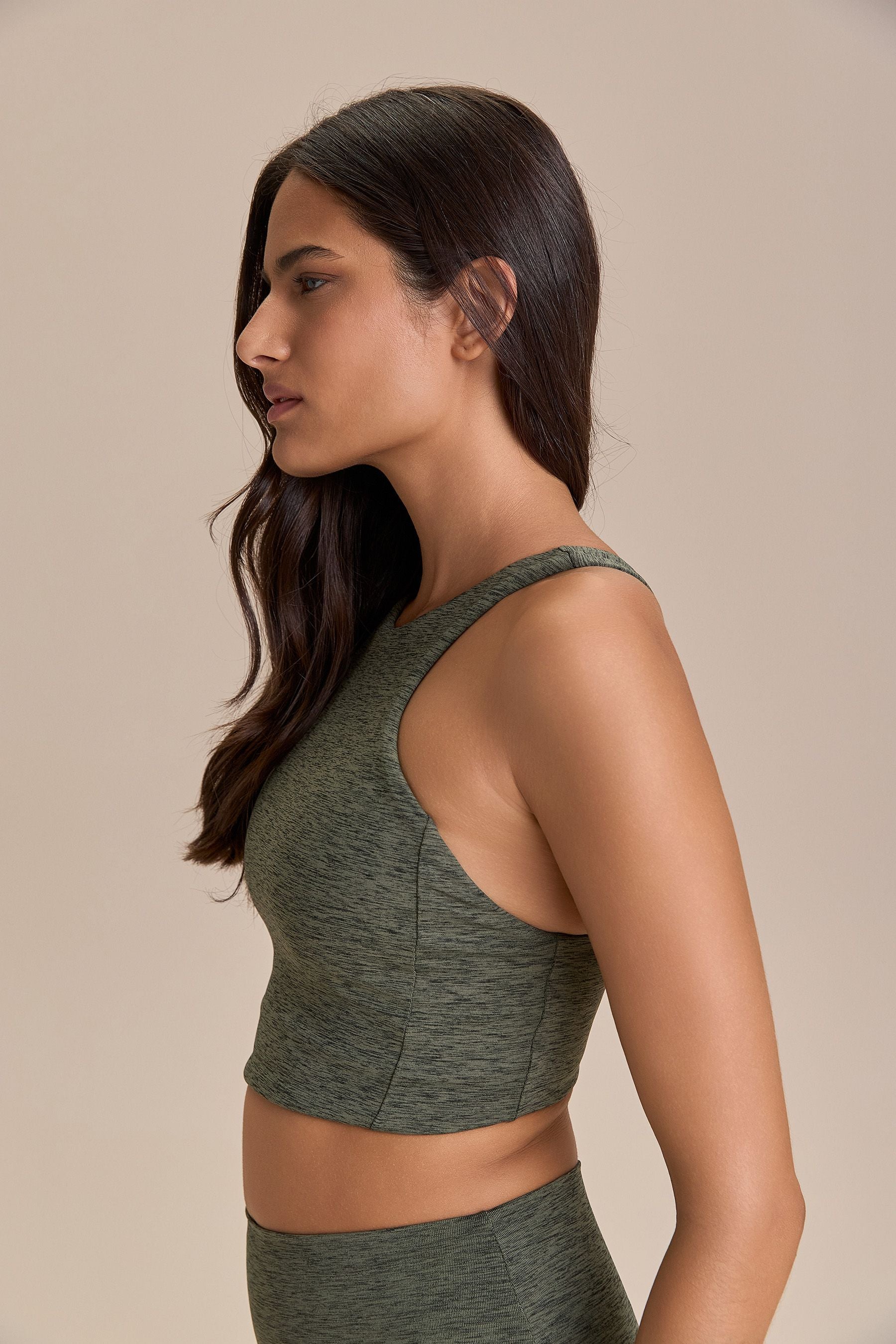 High Support Halter Groove Sports Bra for Women - Comfortable Workout Top for Running, Yoga & Gym - Breathable & Moisture-Wicking Activewear