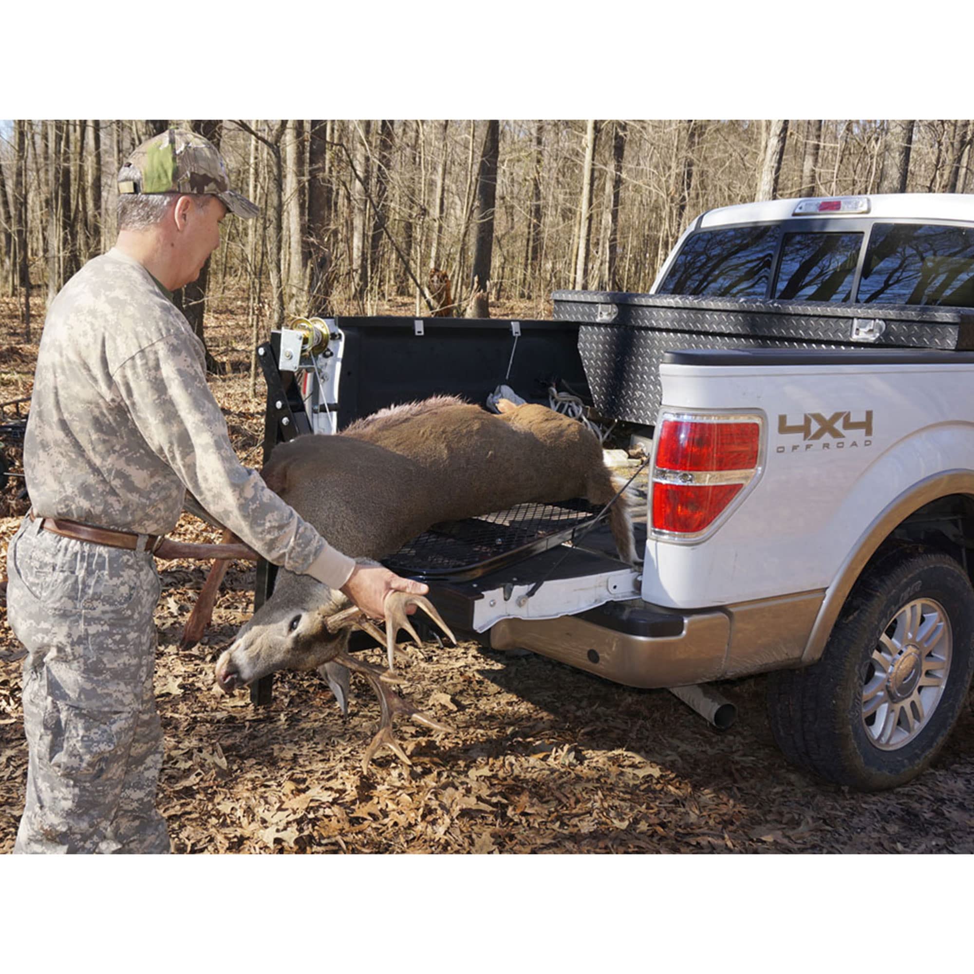 Viking Solutions SwiveLift - Heavy Duty Foldable Hitch Mounted Game Hoist System for Deer, Elk & Big Game Hunting | Portable & Lightweight Lifting Tool for Truck, ATV & Field Dressing