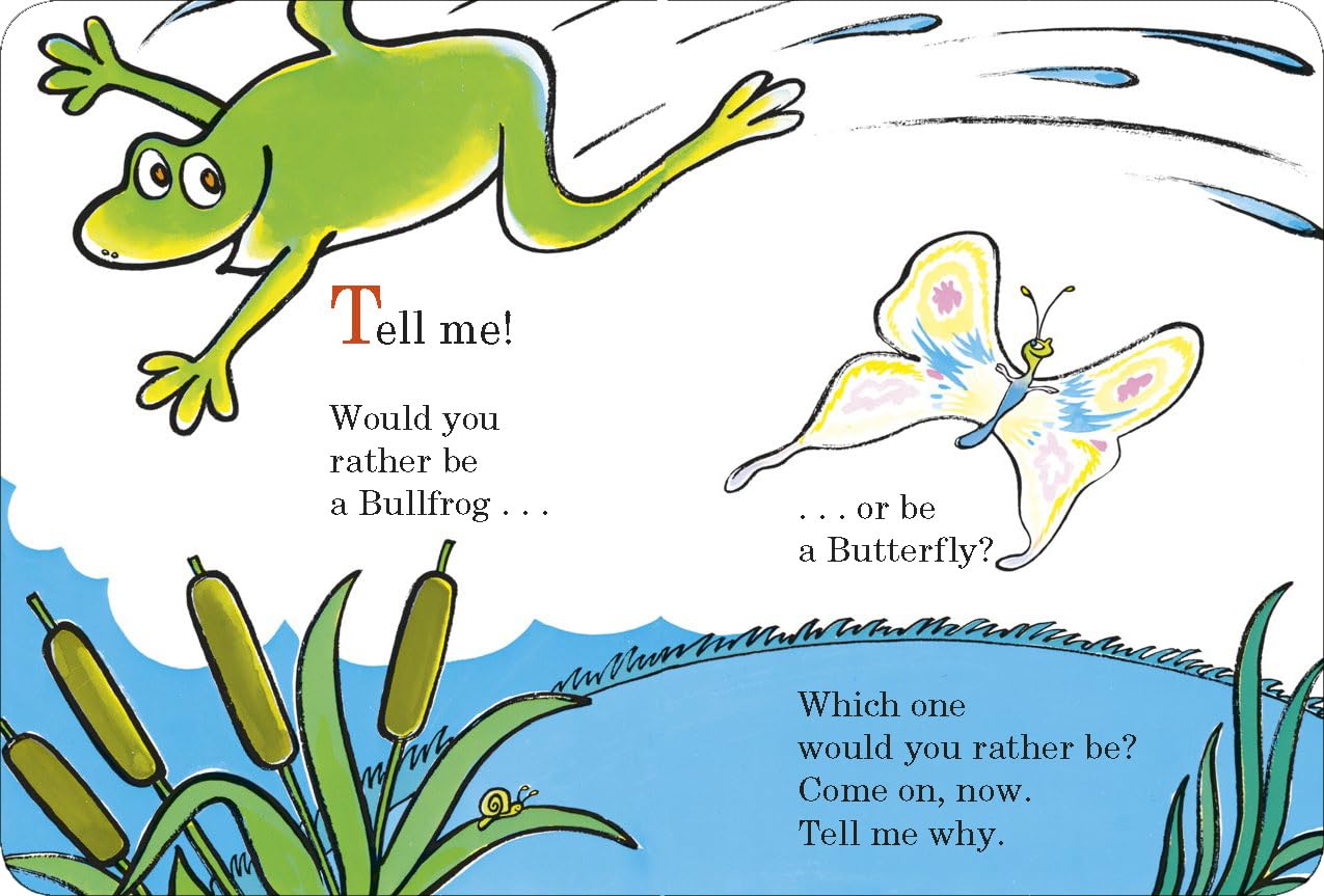 Would You Rather Be a Bullfrog? - Fun Interactive Board Book for Toddlers & Preschoolers | Bright & Early Learning Series | Perfect for Bedtime Stories & Early Reading