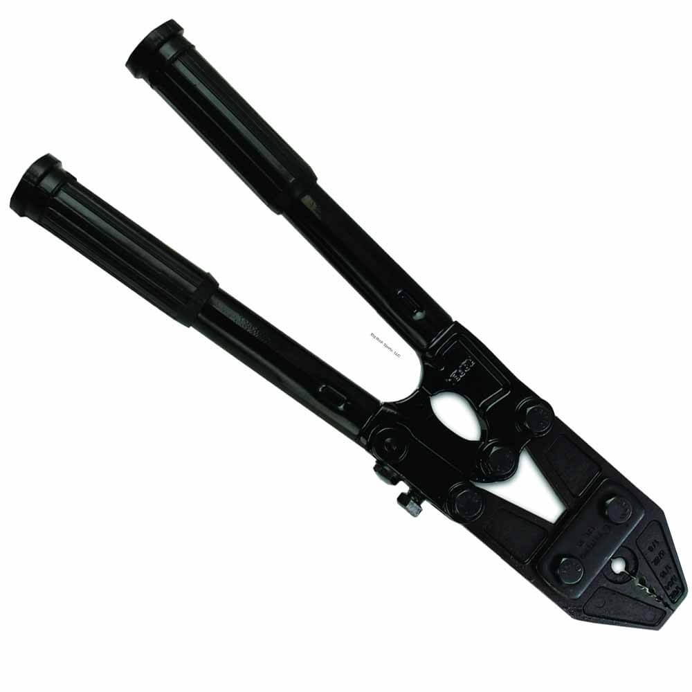 BillFisher CH18 Heavy Duty Hand Crimper Tool - Professional Wire & Cable Crimping for Electrical, Automotive, and DIY Projects